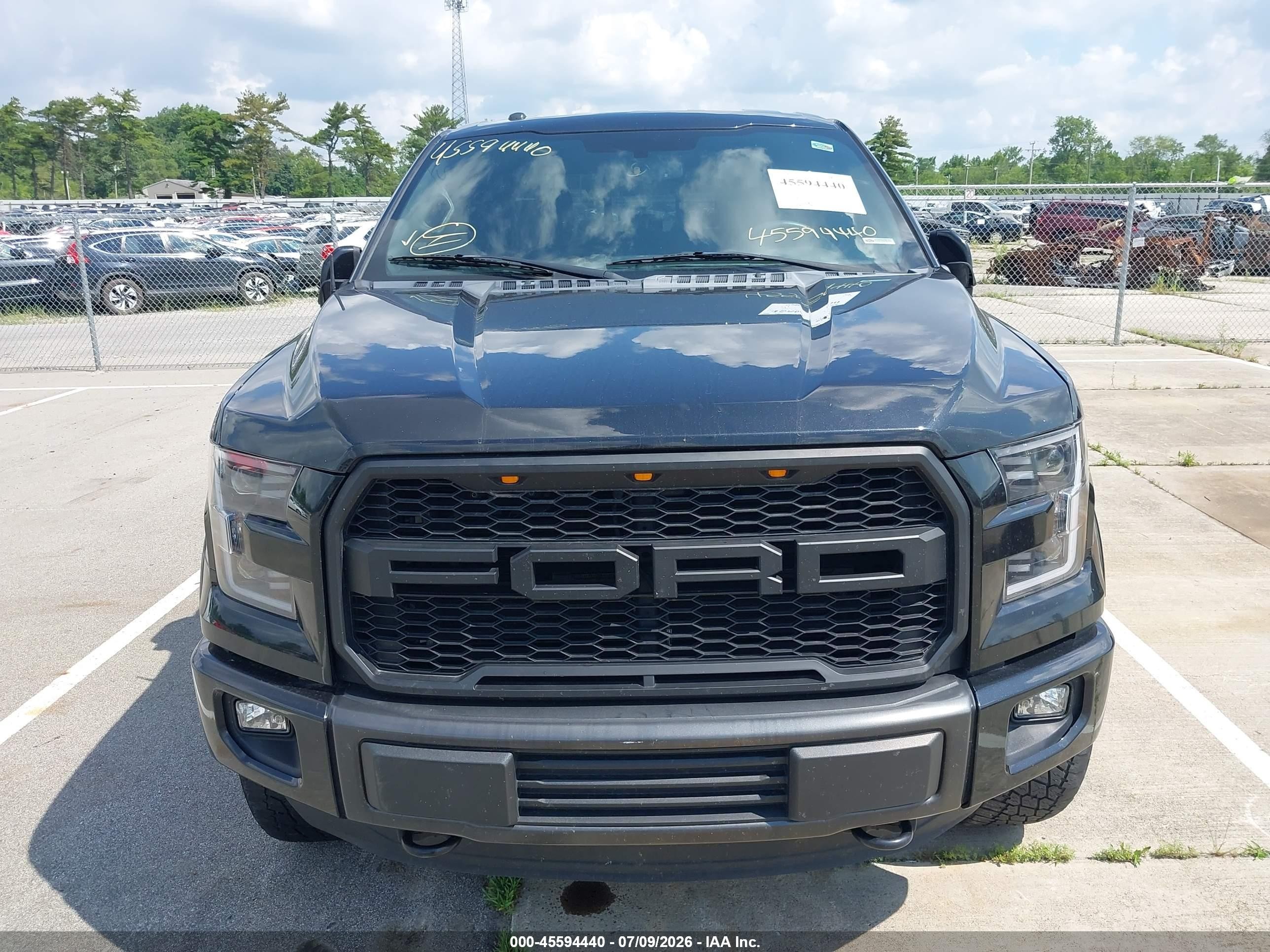 2015 Ford F-150 Lariat Black vin: 1FTEW1EFXFFA05297