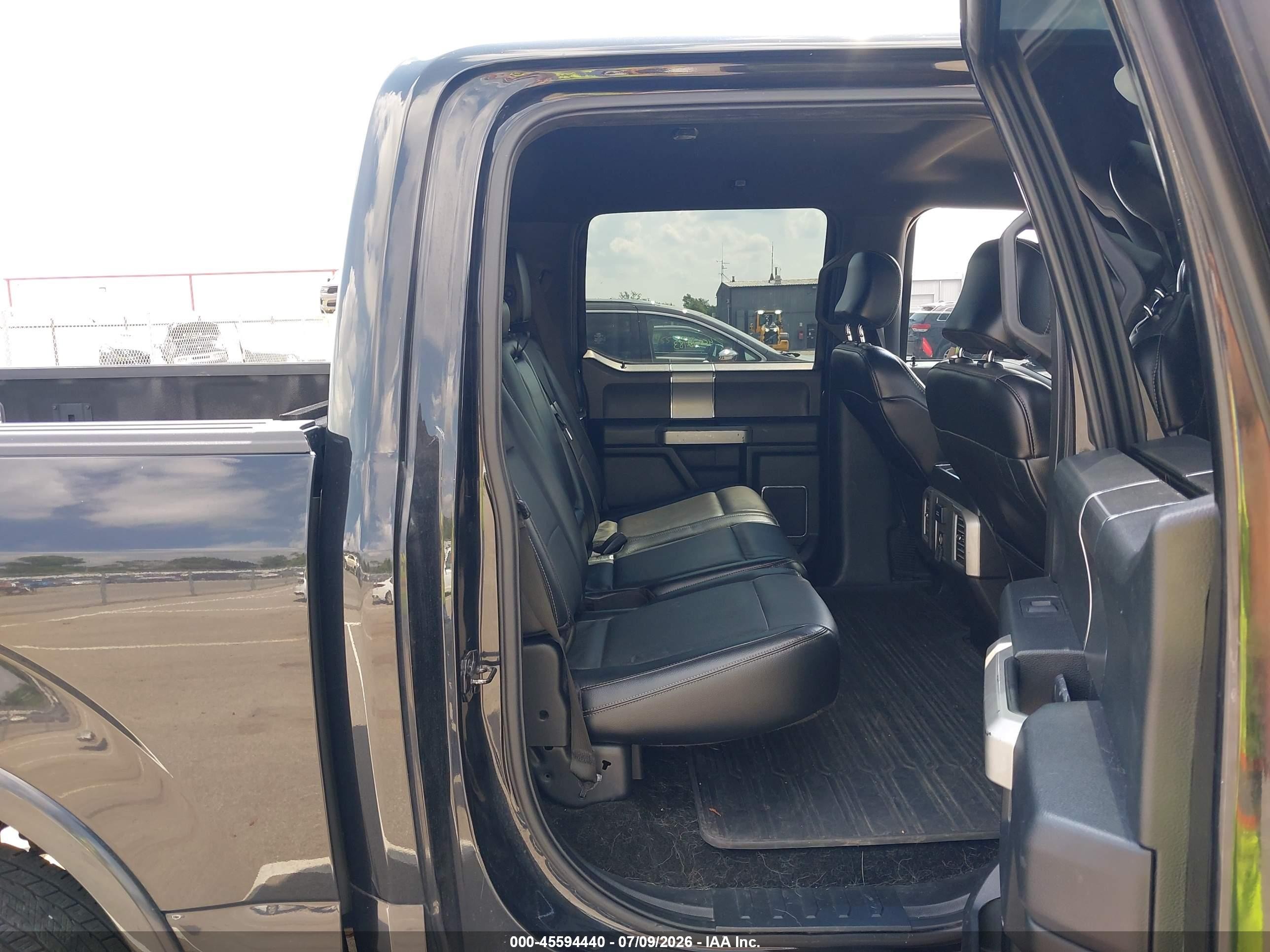 2015 Ford F-150 Lariat Black vin: 1FTEW1EFXFFA05297