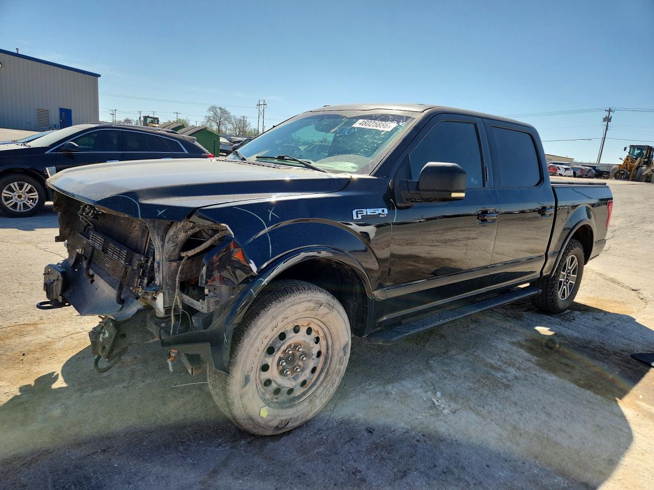2015 Ford F150 Supercrew Black vin: 1FTEW1EFXFFA76645