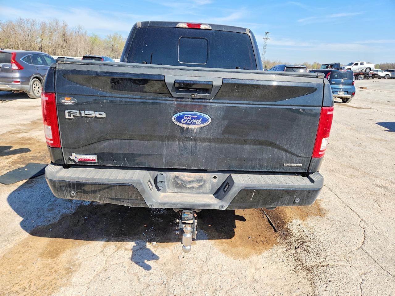 2015 Ford F150 Supercrew Black vin: 1FTEW1EFXFFA76645