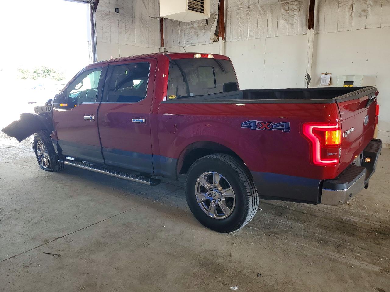 2015 Ford F150 Supercrew Red vin: 1FTEW1EFXFFA78718