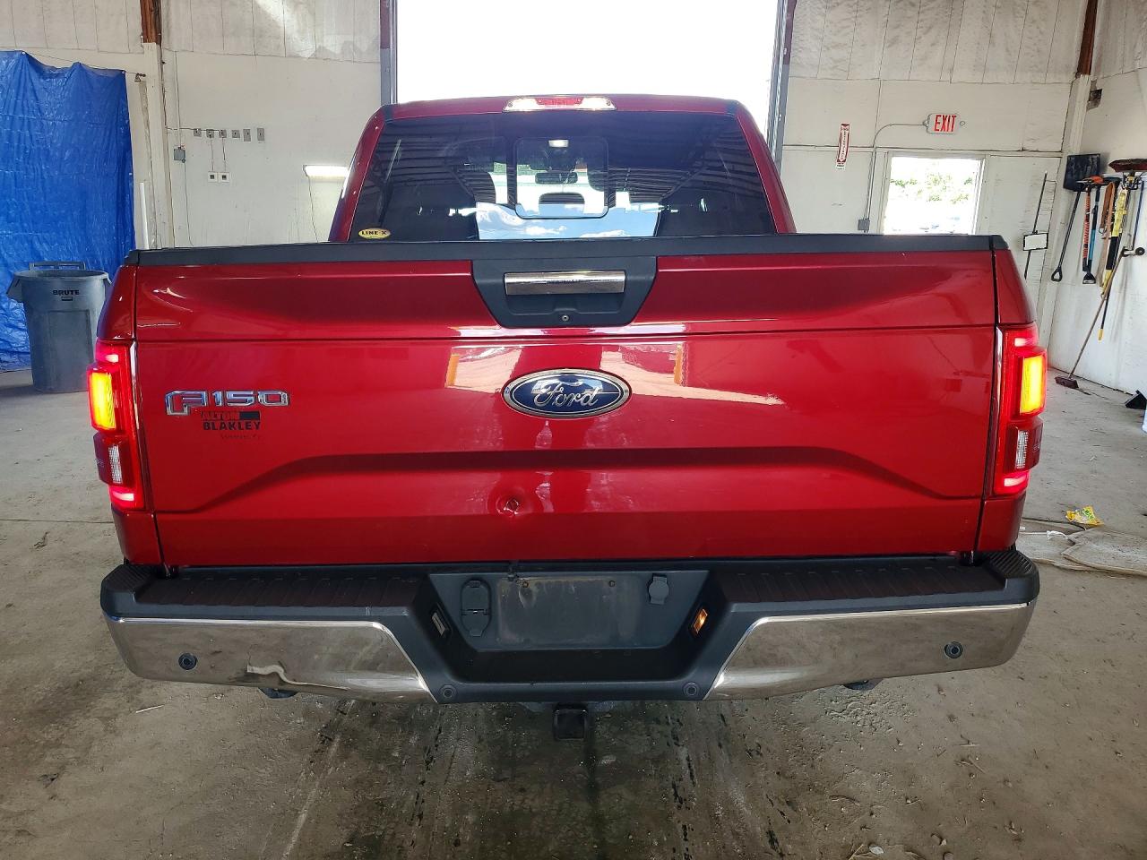 2015 Ford F150 Supercrew Red vin: 1FTEW1EFXFFA78718