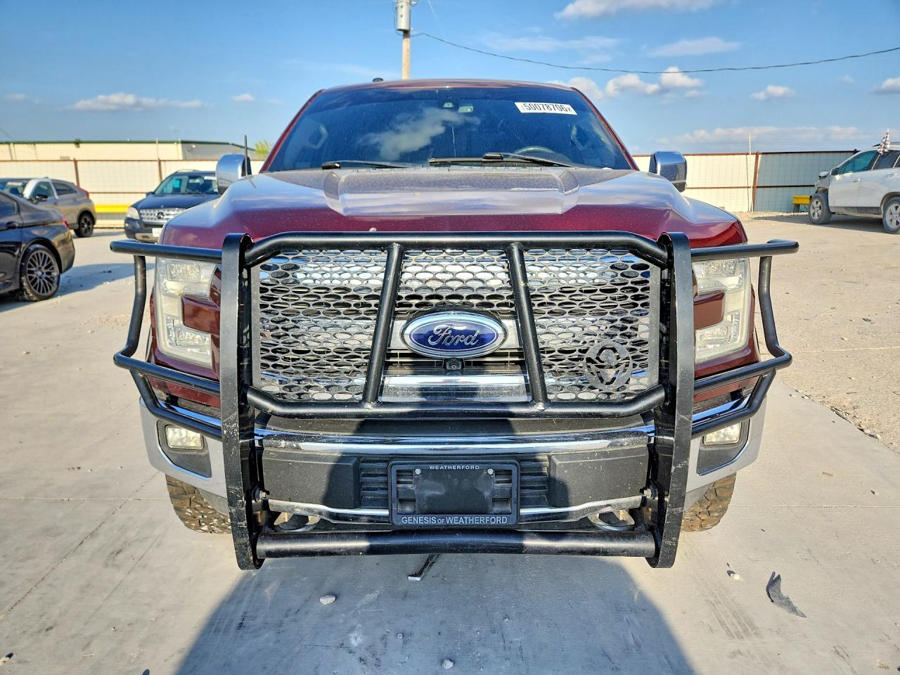 2015 Ford F150 Supercrew Burgundy vin: 1FTEW1EFXFFD07849
