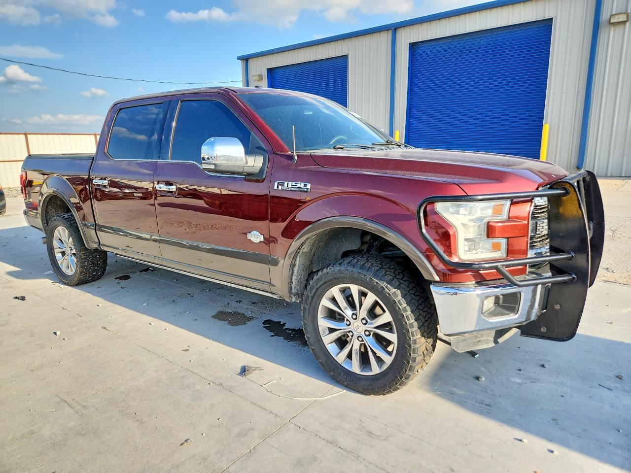2015 Ford F150 Supercrew Burgundy vin: 1FTEW1EFXFFD07849