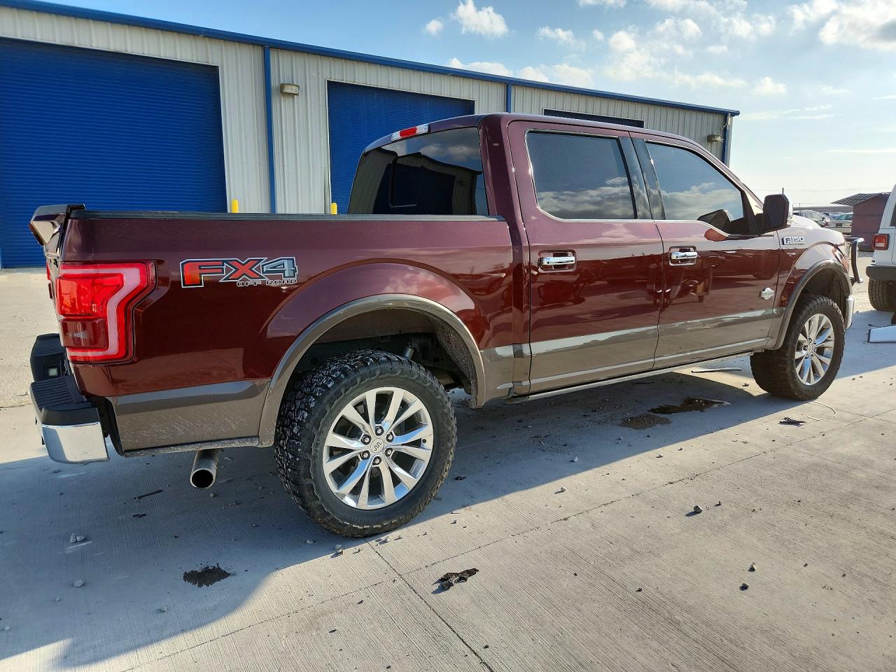 2015 Ford F150 Supercrew Burgundy vin: 1FTEW1EFXFFD07849