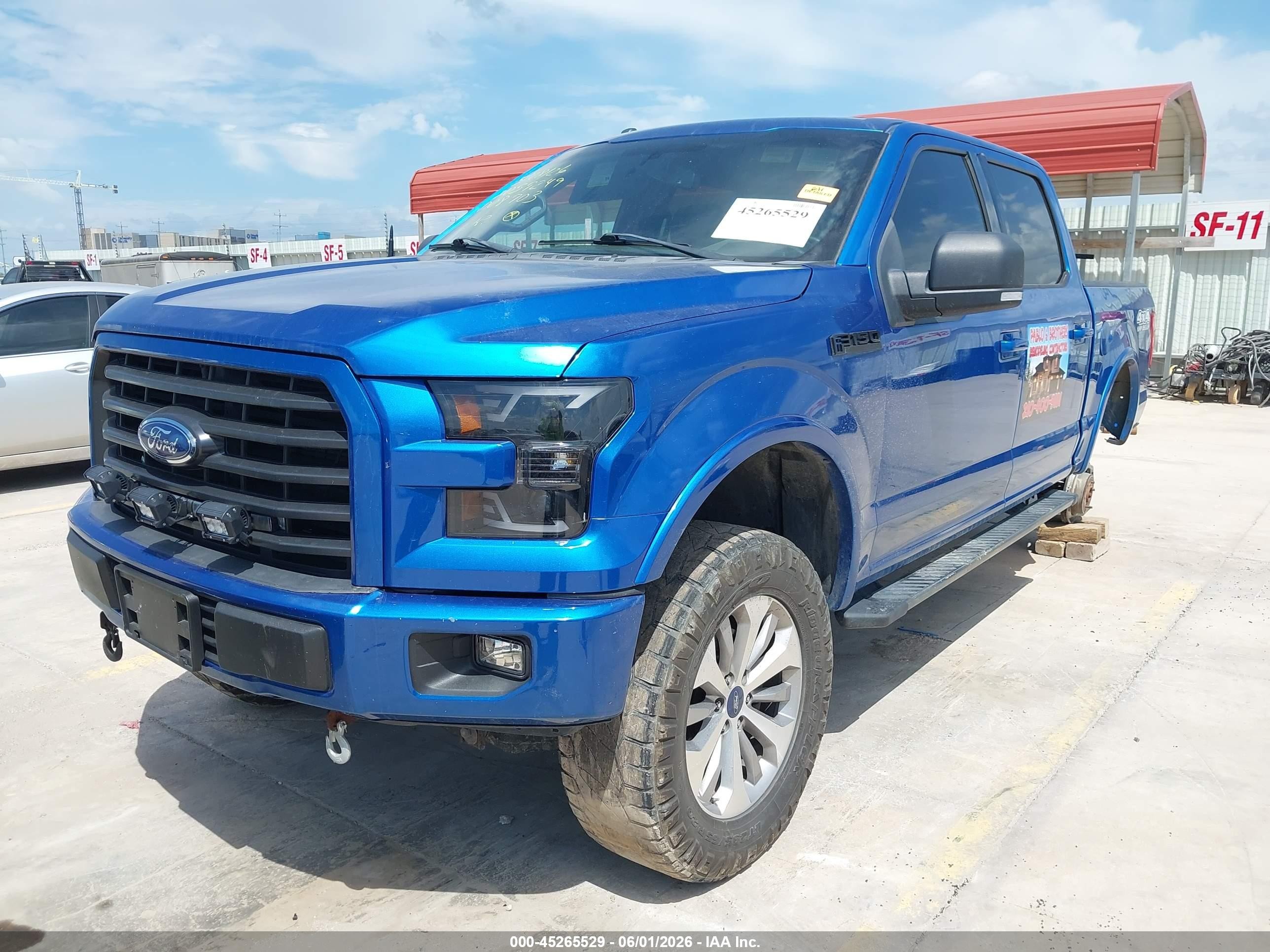 2015 Ford F-150 Xlt Blue vin: 1FTEW1EFXFKD08703