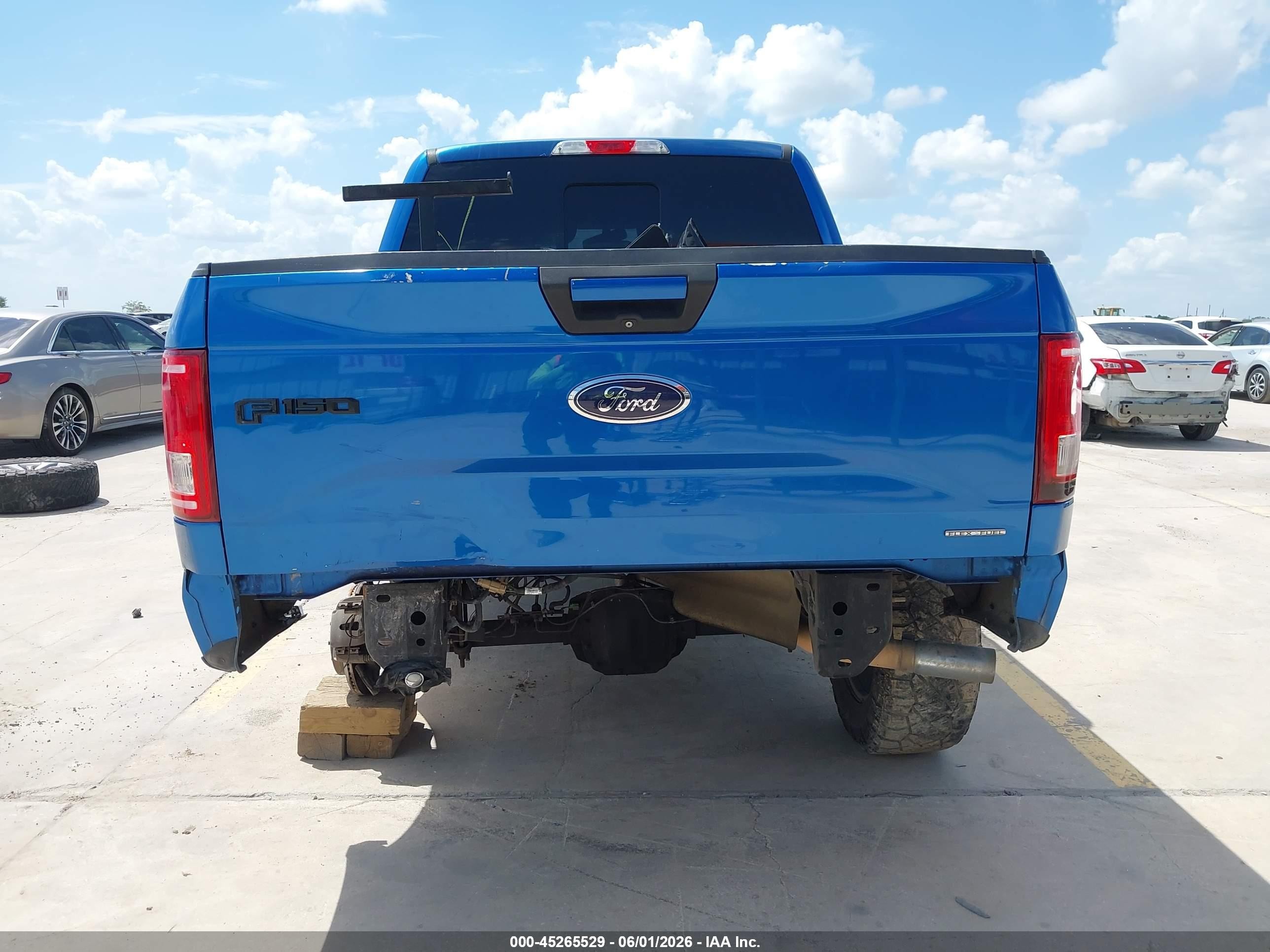 2015 Ford F-150 Xlt Blue vin: 1FTEW1EFXFKD08703