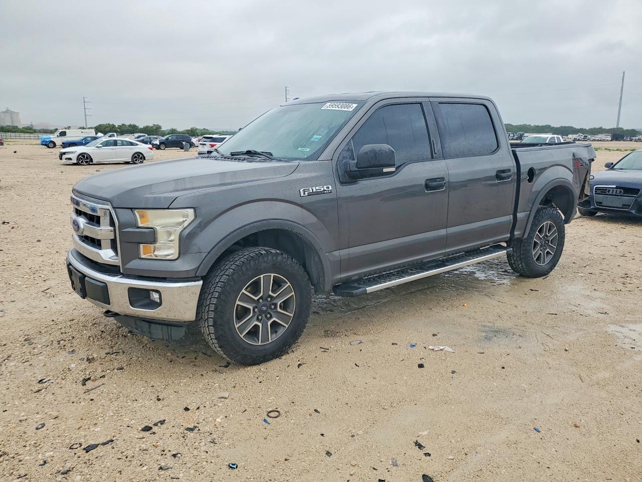 2015 Ford F150 Supercrew Charcoal vin: 1FTEW1EFXFKD08829