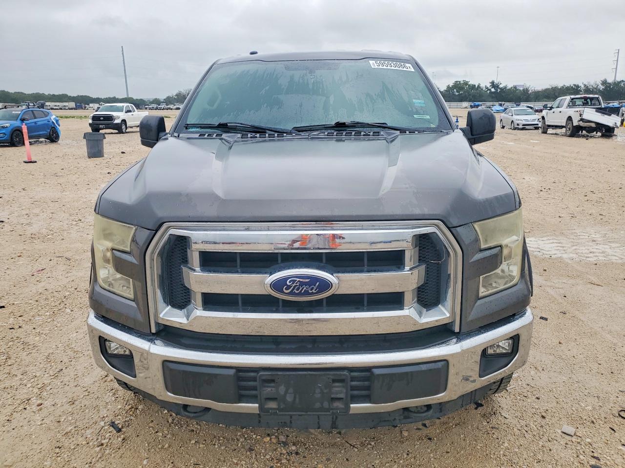 2015 Ford F150 Supercrew Charcoal vin: 1FTEW1EFXFKD08829