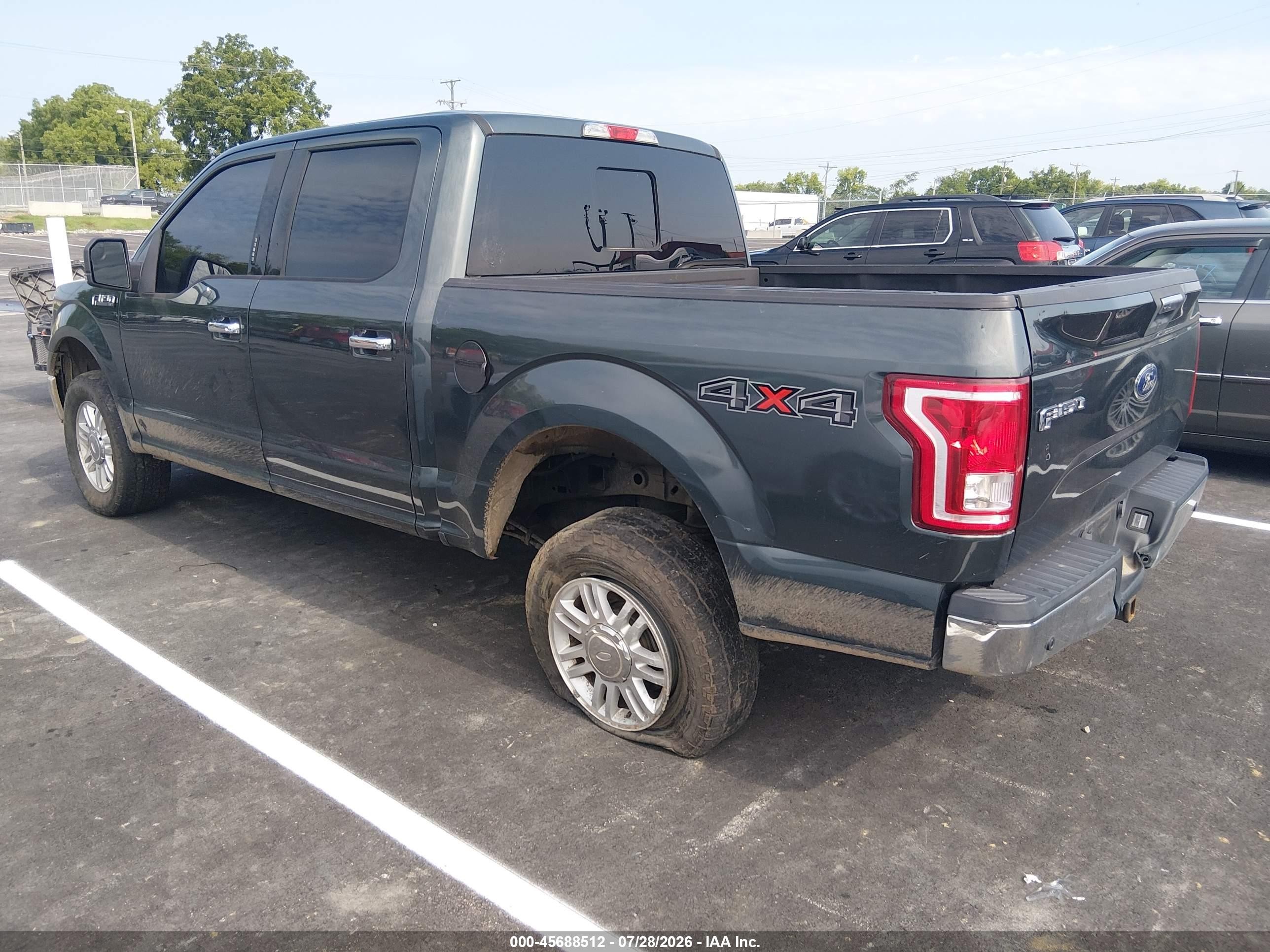 2015 Ford F-150 Xlt Зеленый vin: 1FTEW1EFXFKD18910