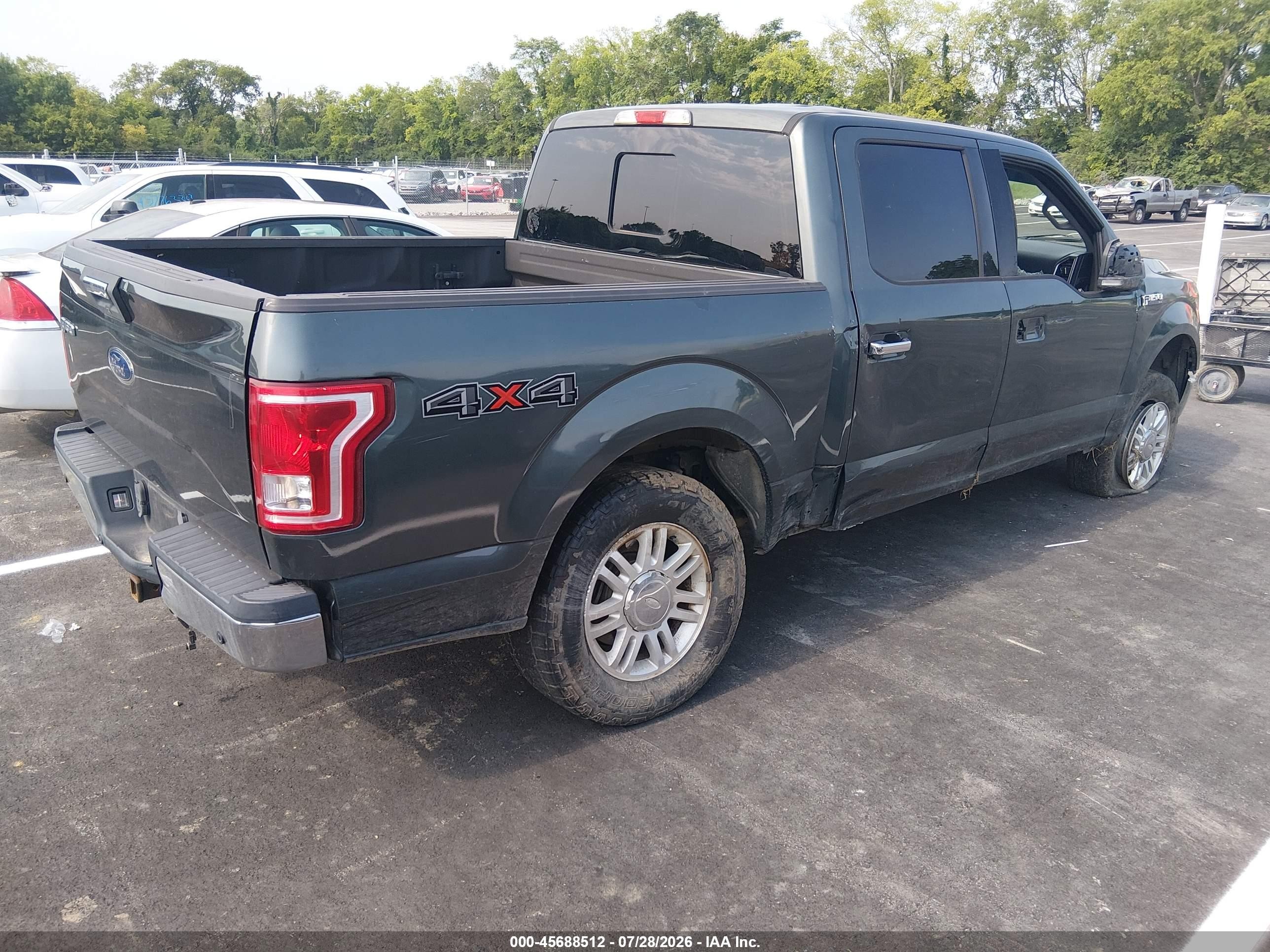 2015 Ford F-150 Xlt Зеленый vin: 1FTEW1EFXFKD18910