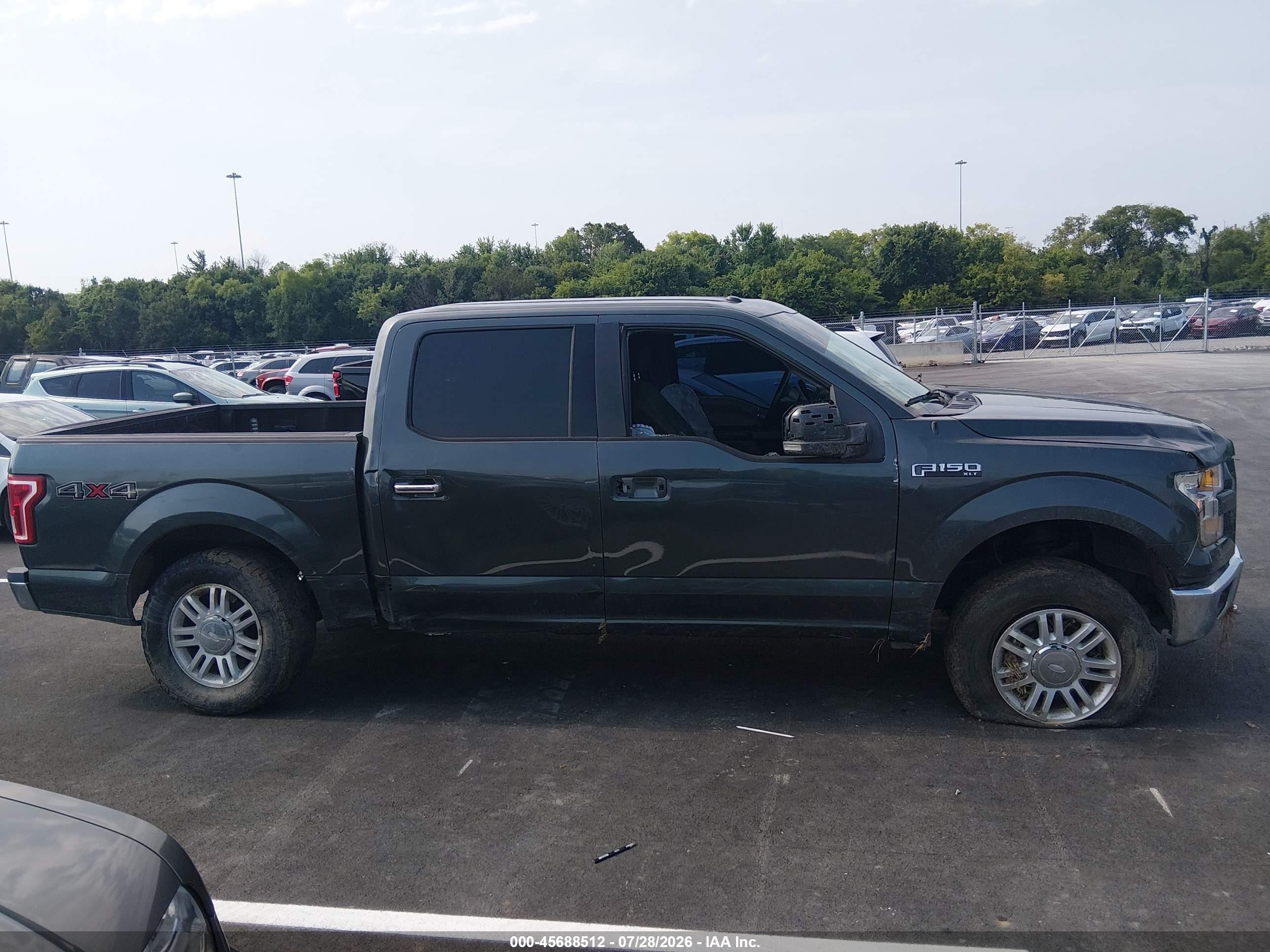 2015 Ford F-150 Xlt Зеленый vin: 1FTEW1EFXFKD18910