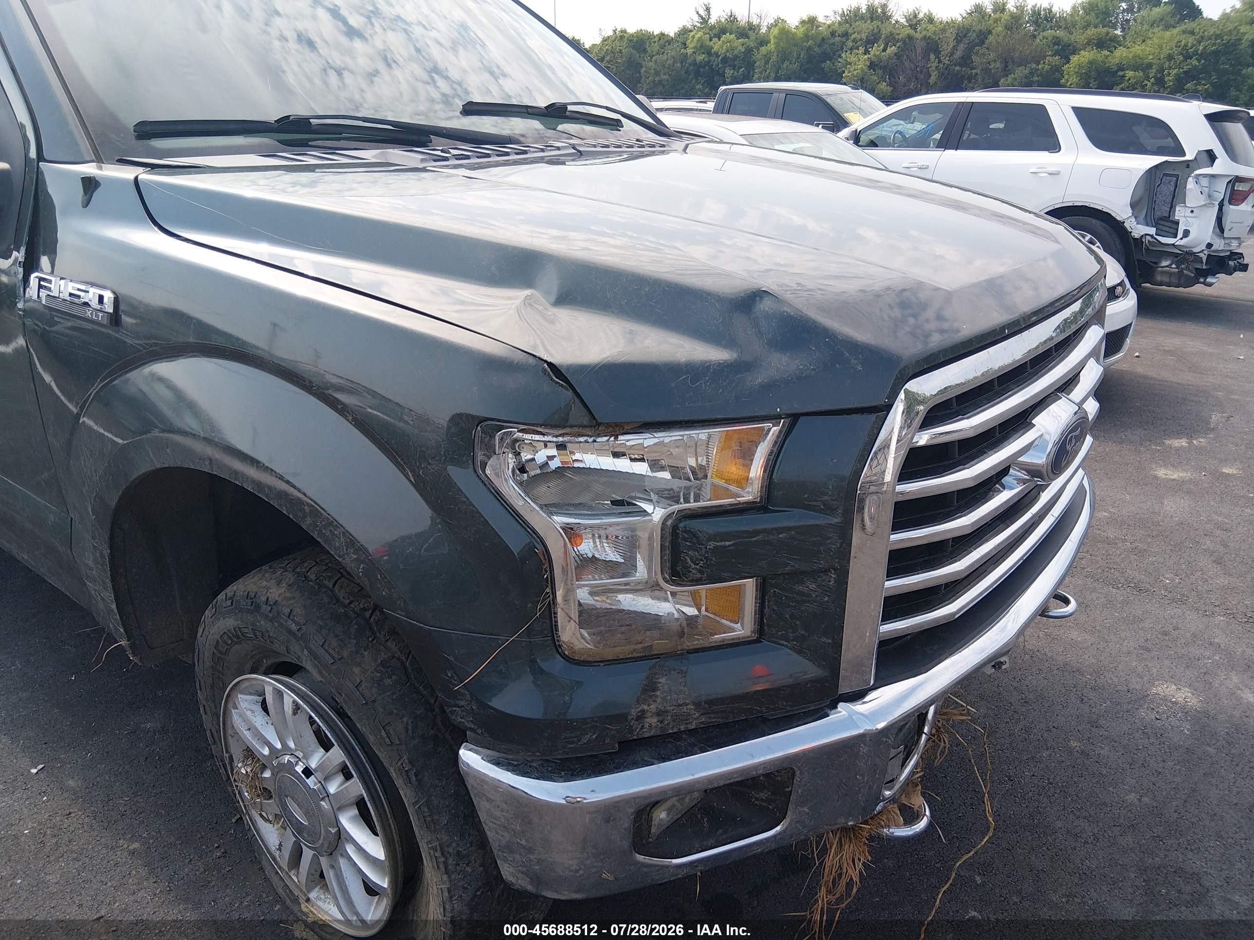2015 Ford F-150 Xlt Зеленый vin: 1FTEW1EFXFKD18910