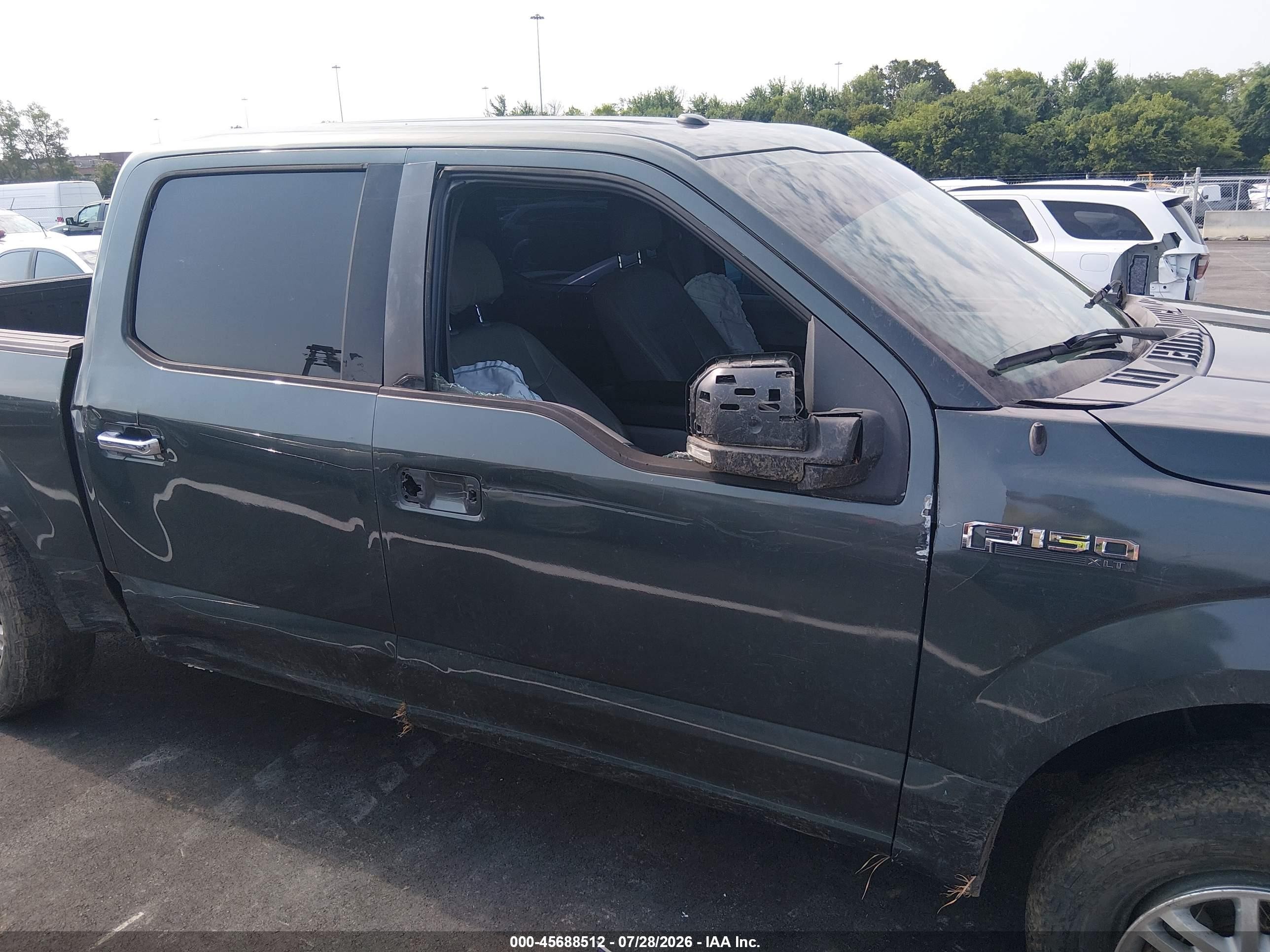 2015 Ford F-150 Xlt Зеленый vin: 1FTEW1EFXFKD18910