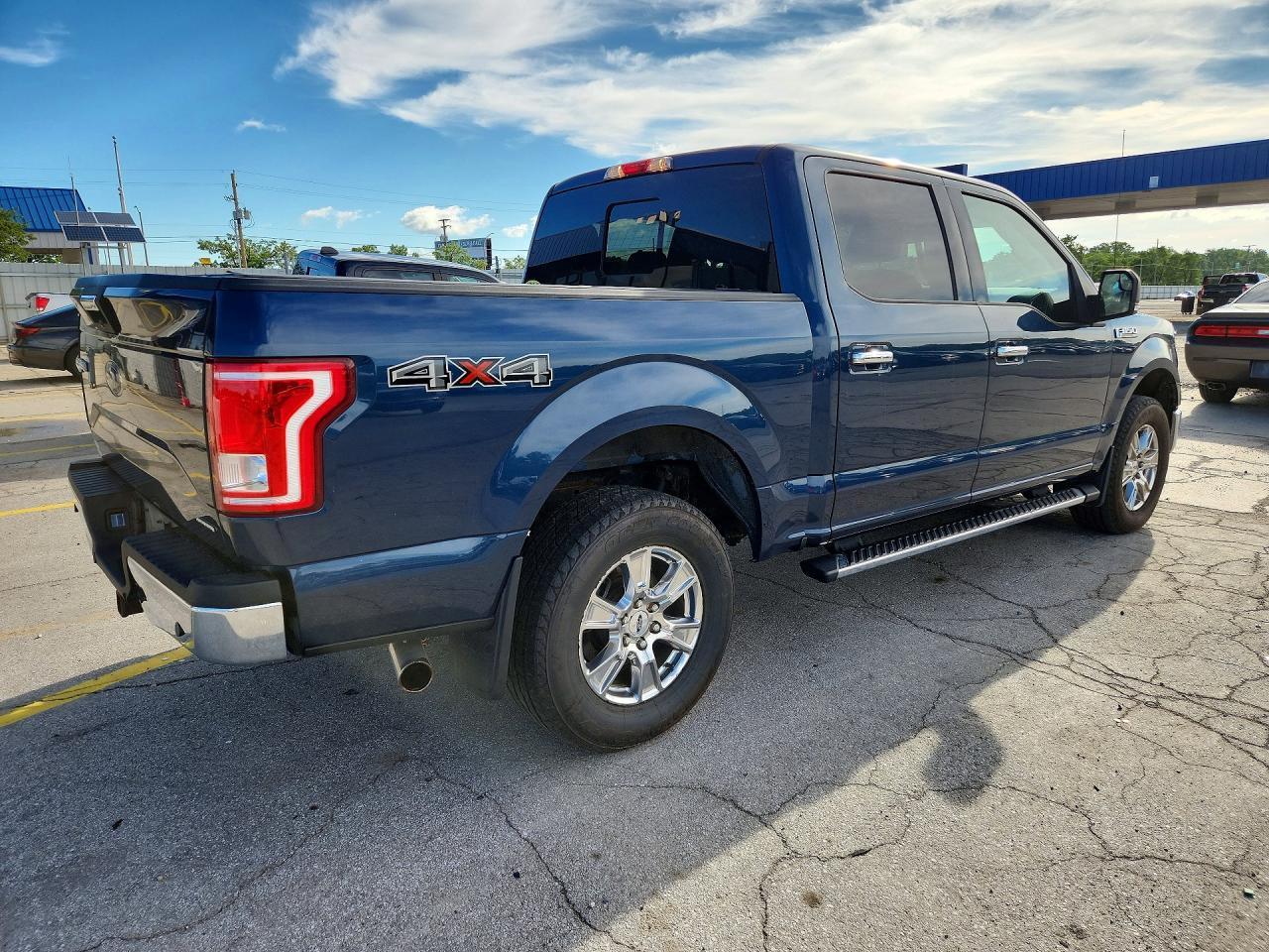 2015 Ford F150 Supercrew Синий vin: 1FTEW1EFXFKD40230