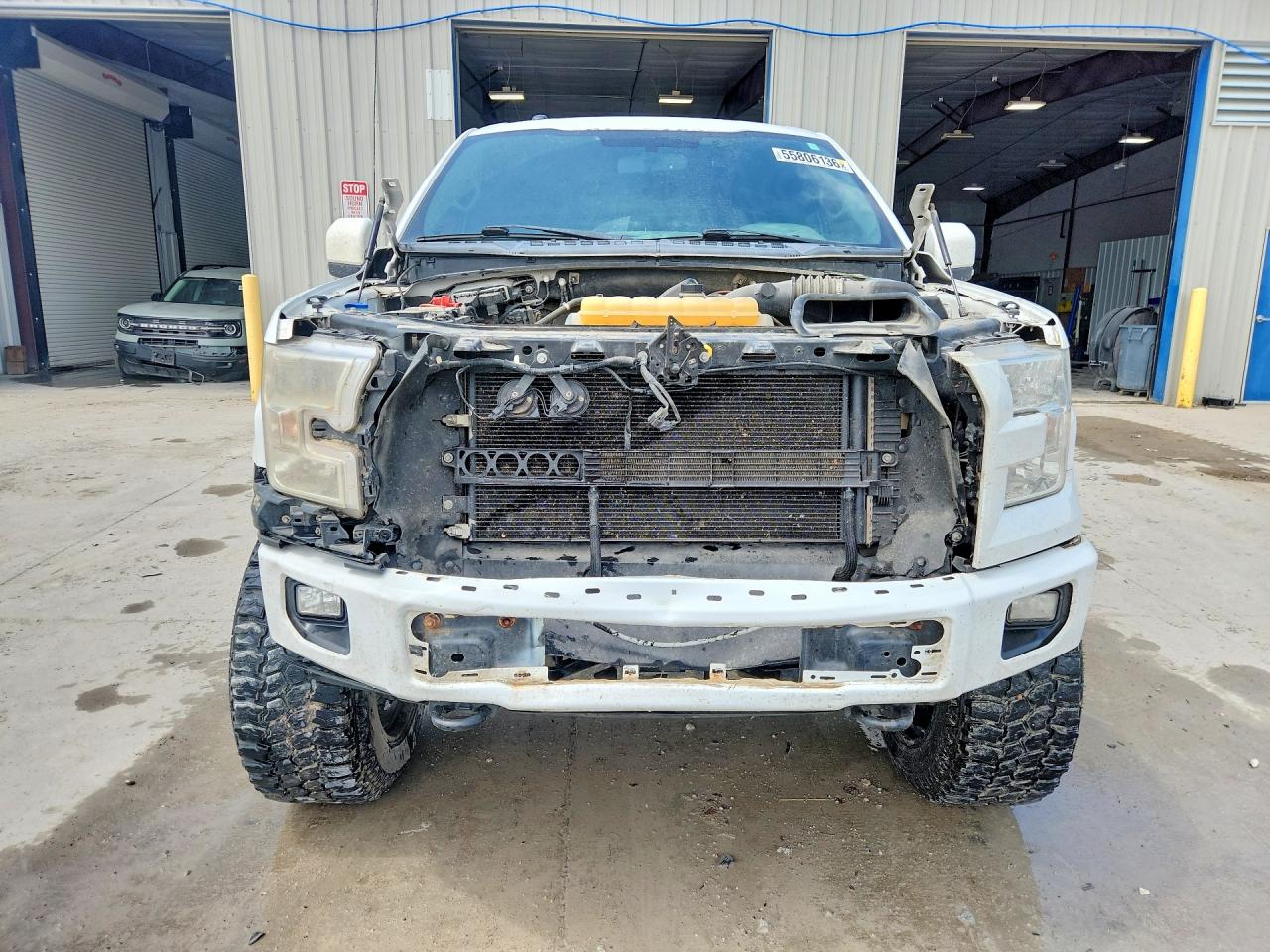 2015 Ford F150 Supercrew White vin: 1FTEW1EFXFKD87323