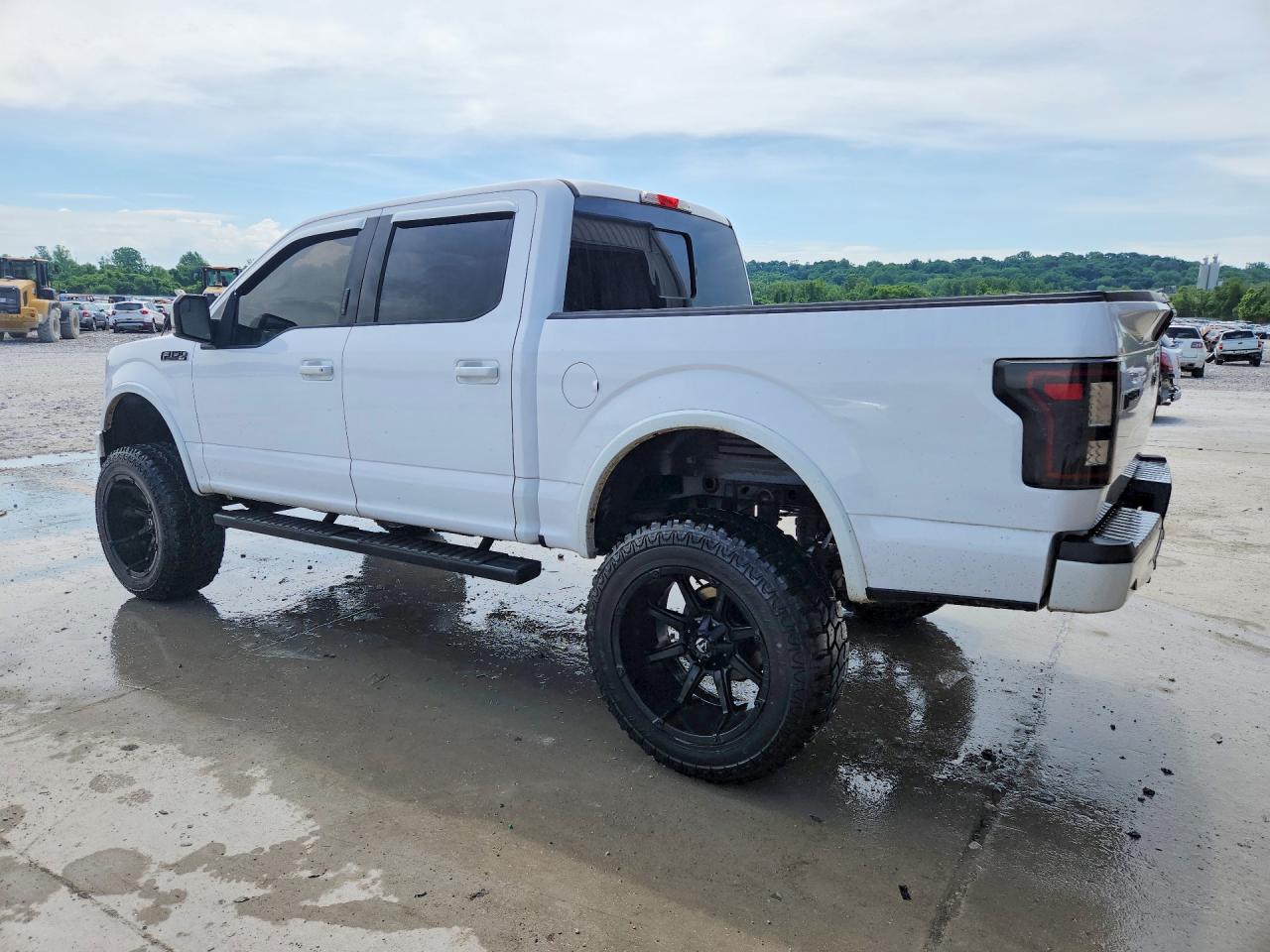 2015 Ford F150 Supercrew White vin: 1FTEW1EFXFKD87323