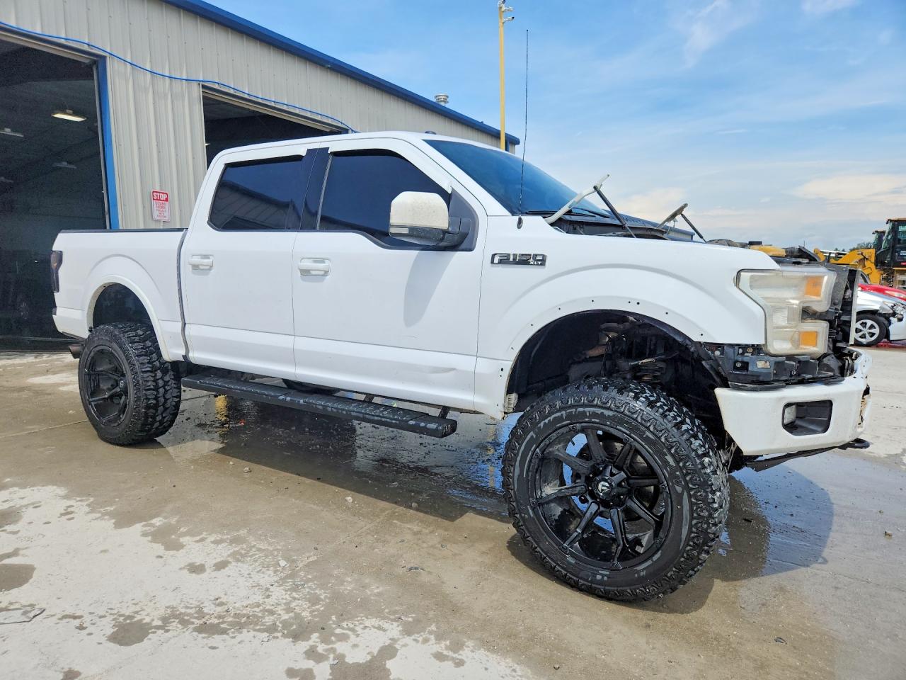 2015 Ford F150 Supercrew White vin: 1FTEW1EFXFKD87323