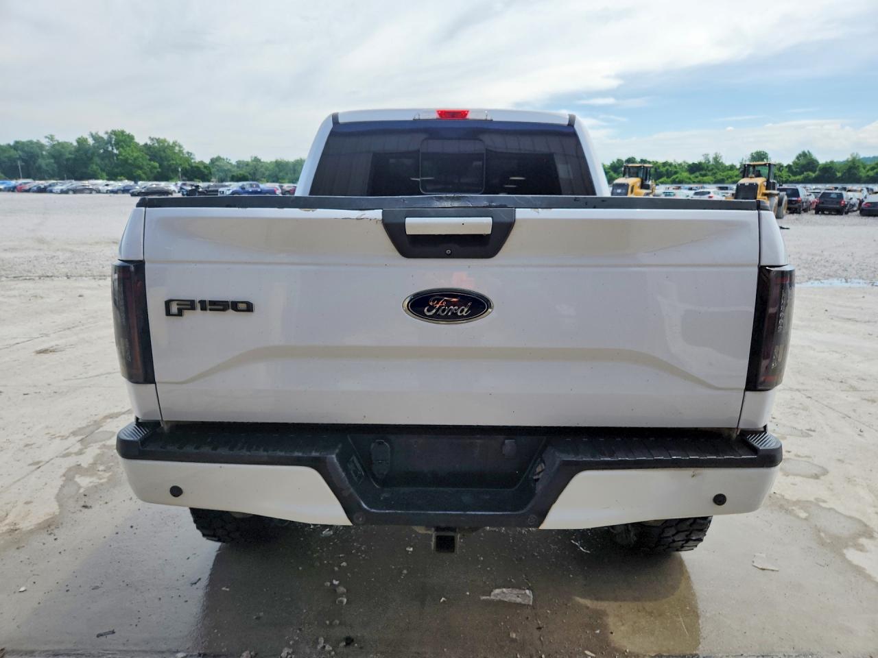 2015 Ford F150 Supercrew White vin: 1FTEW1EFXFKD87323