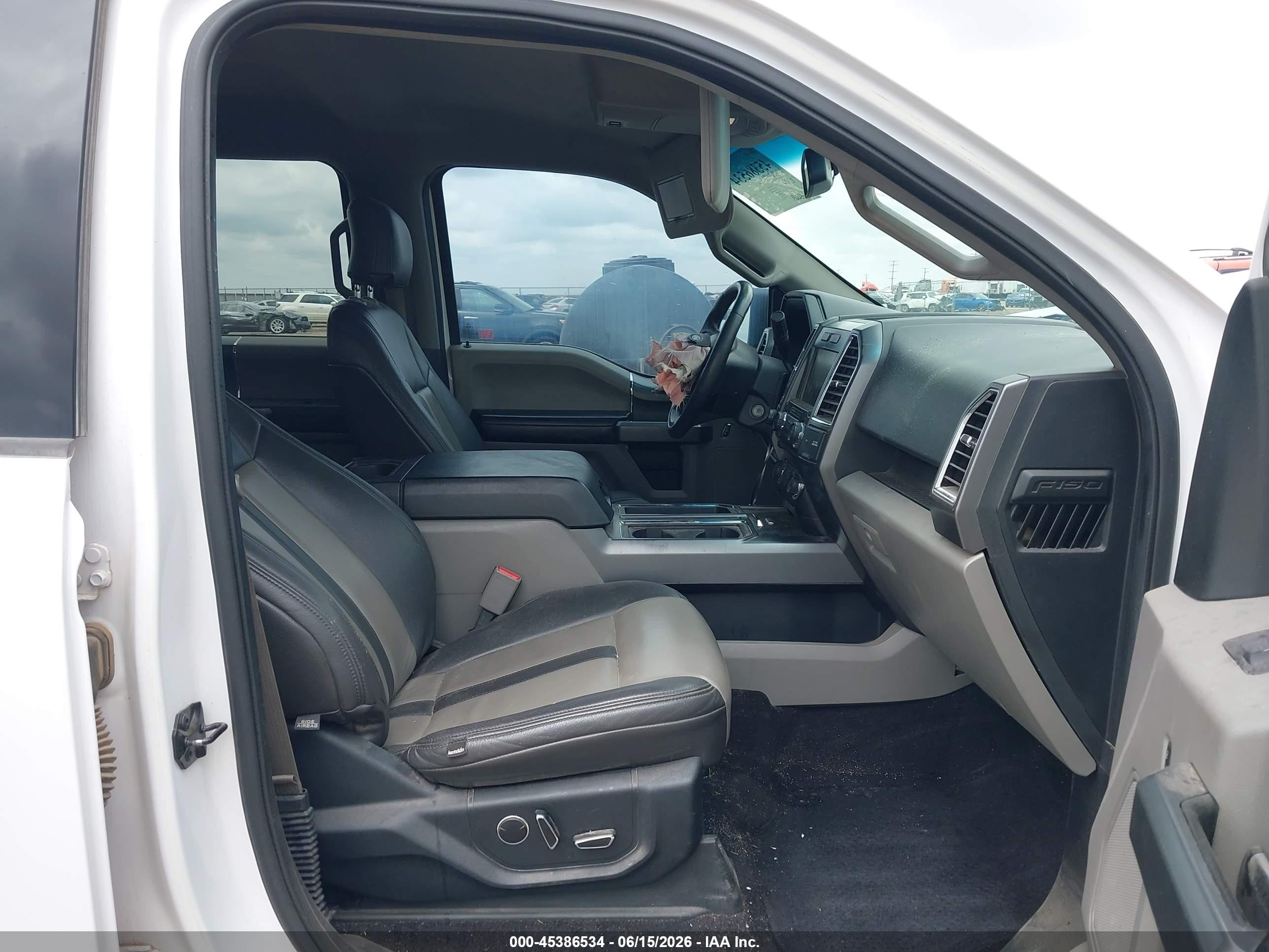 2015 Ford F-150 Xlt White vin: 1FTEW1EFXFKE38576