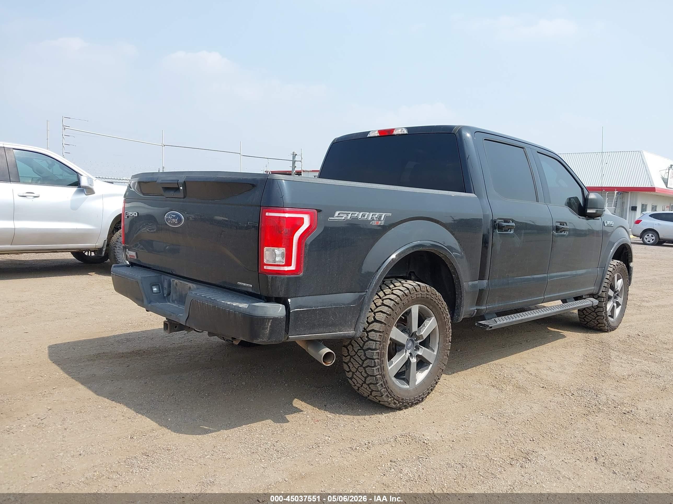 2016 Ford F-150 Xlt Black vin: 1FTEW1EFXGKD09710