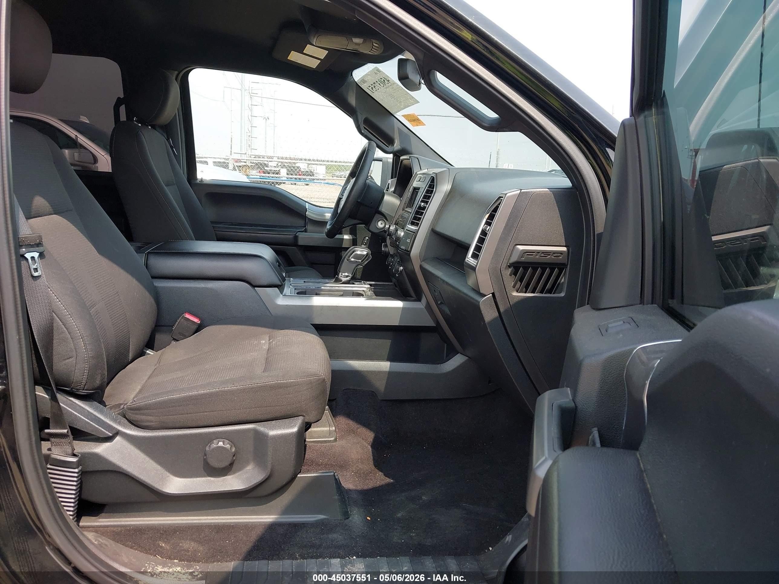 2016 Ford F-150 Xlt Black vin: 1FTEW1EFXGKD09710
