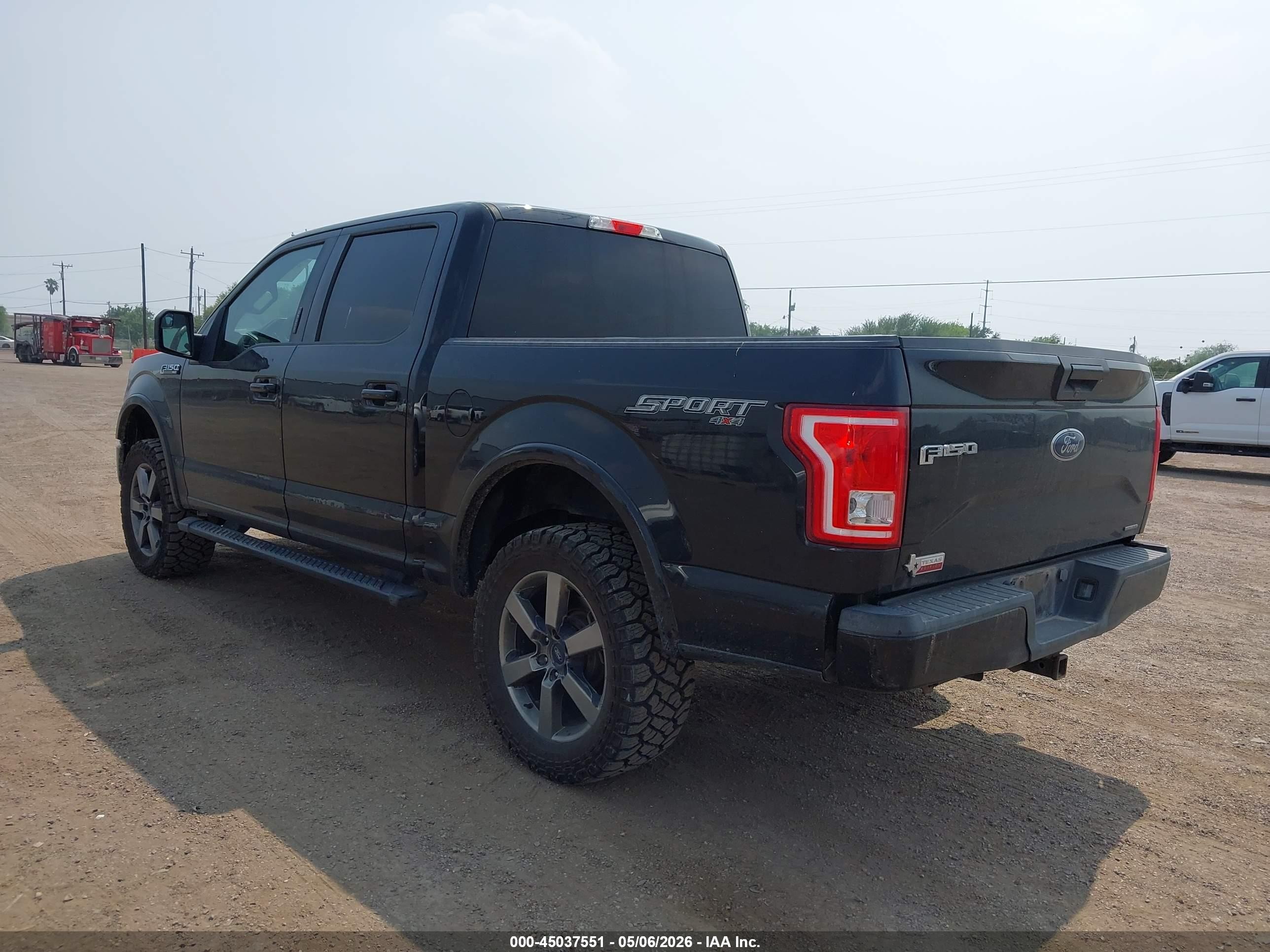2016 Ford F-150 Xlt Black vin: 1FTEW1EFXGKD09710
