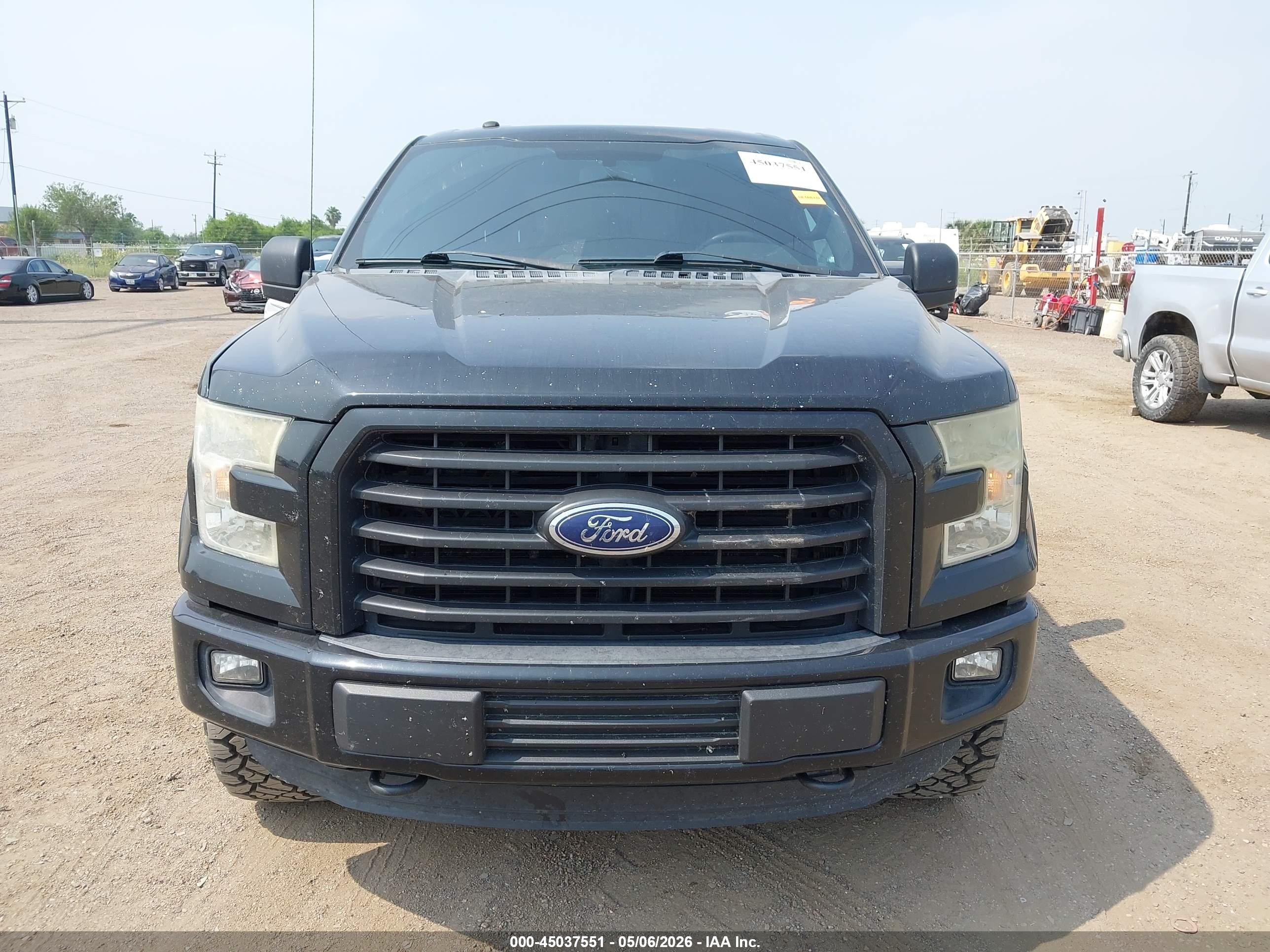 2016 Ford F-150 Xlt Black vin: 1FTEW1EFXGKD09710