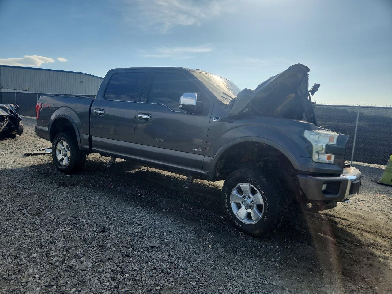 2015 Ford F150 Supercrew Black vin: 1FTEW1EG0FFA50371