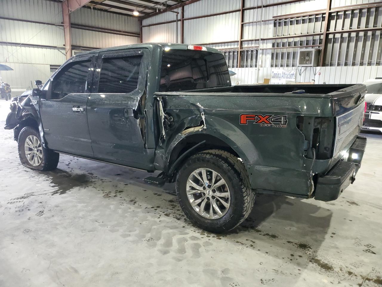 2015 Ford F150 Supercrew Green vin: 1FTEW1EG0FFA55120