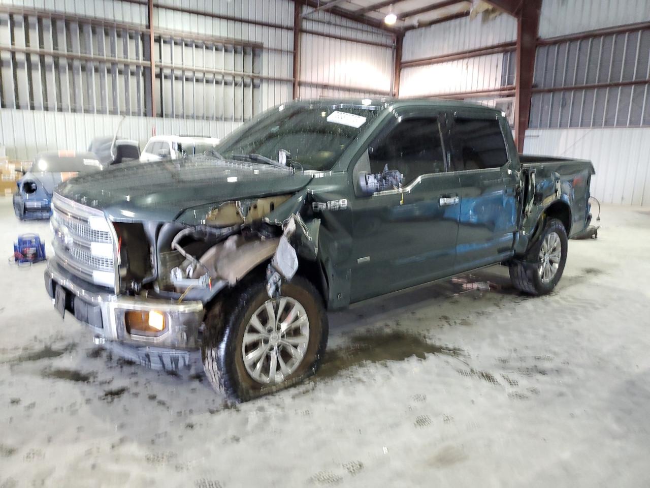 2015 Ford F150 Supercrew Green vin: 1FTEW1EG0FFA55120