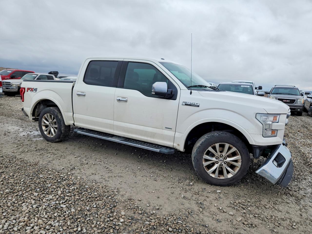 2015 Ford F150 Supercrew White vin: 1FTEW1EG0FFA75223
