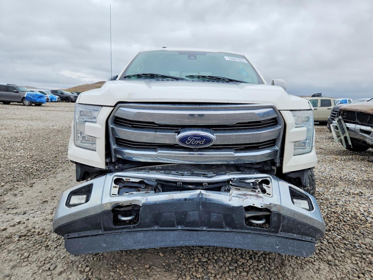 2015 Ford F150 Supercrew White vin: 1FTEW1EG0FFA75223