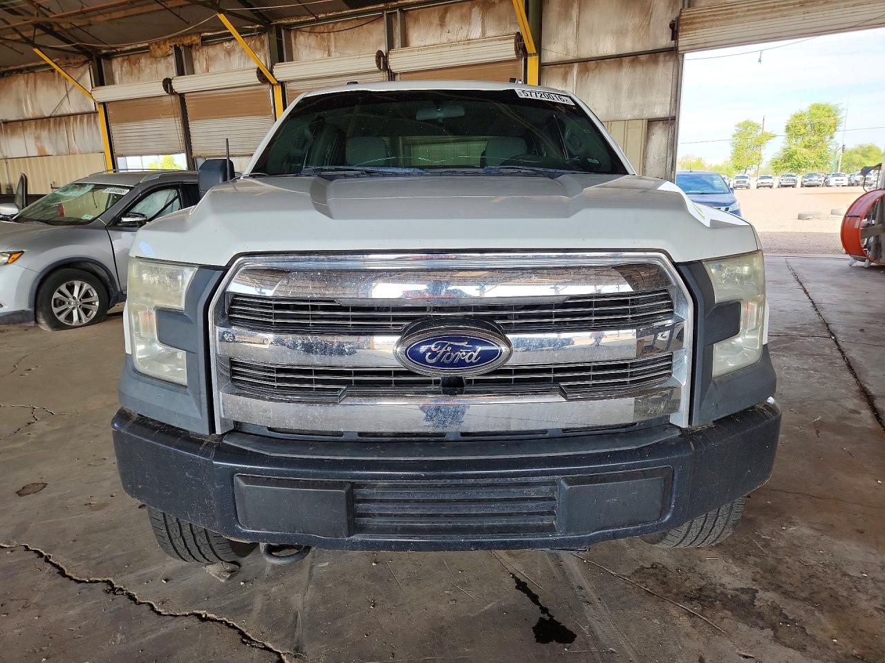 2015 Ford F150 Supercrew White vin: 1FTEW1EG0FFA80597