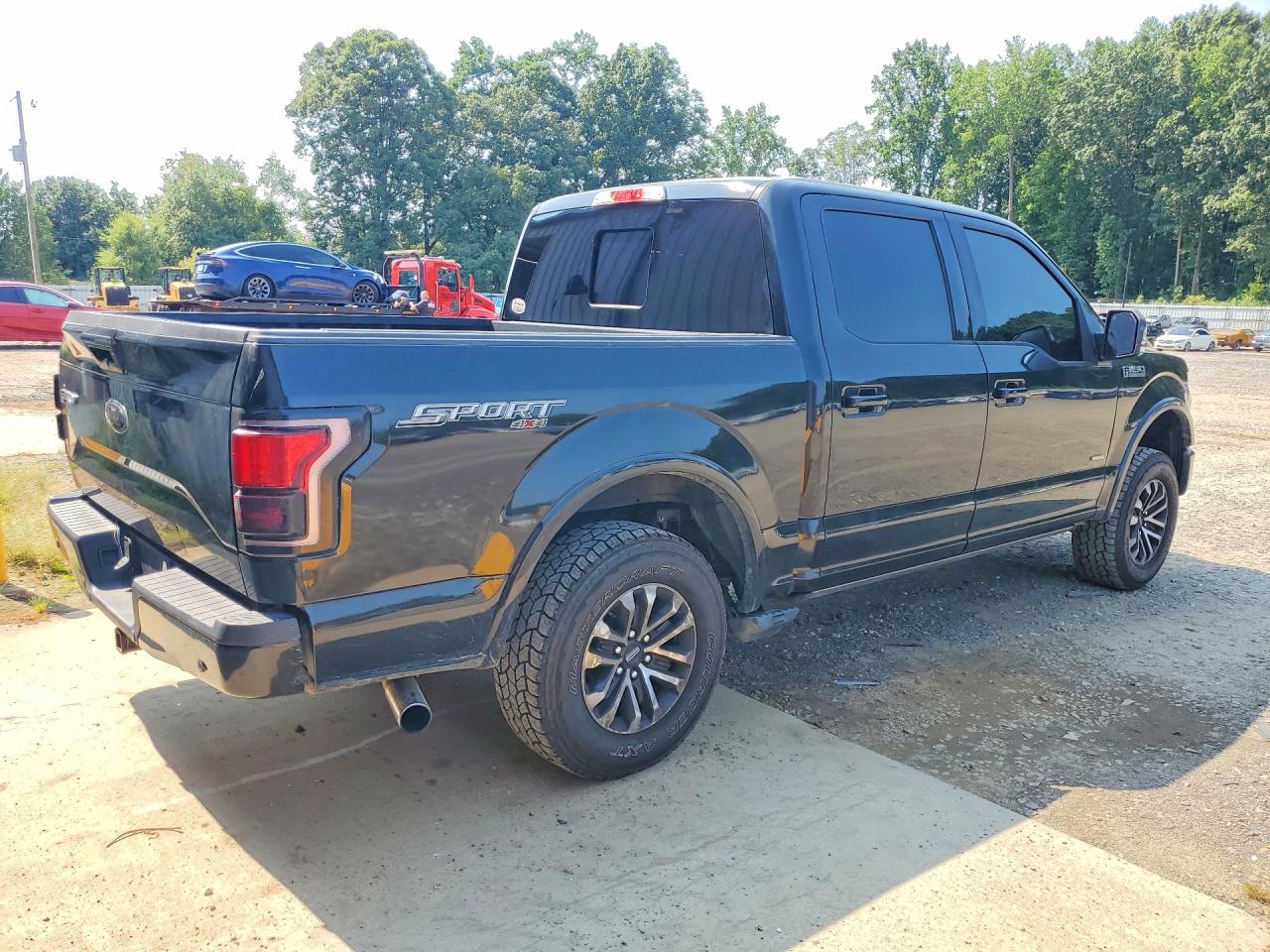 2015 Ford F150 Supercrew Black vin: 1FTEW1EG0FFB76729