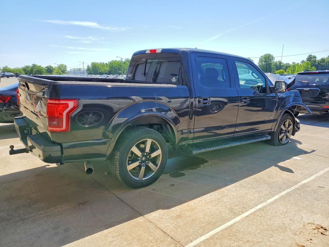 2015 Ford F150 Supercrew Black vin: 1FTEW1EG0FFB99220
