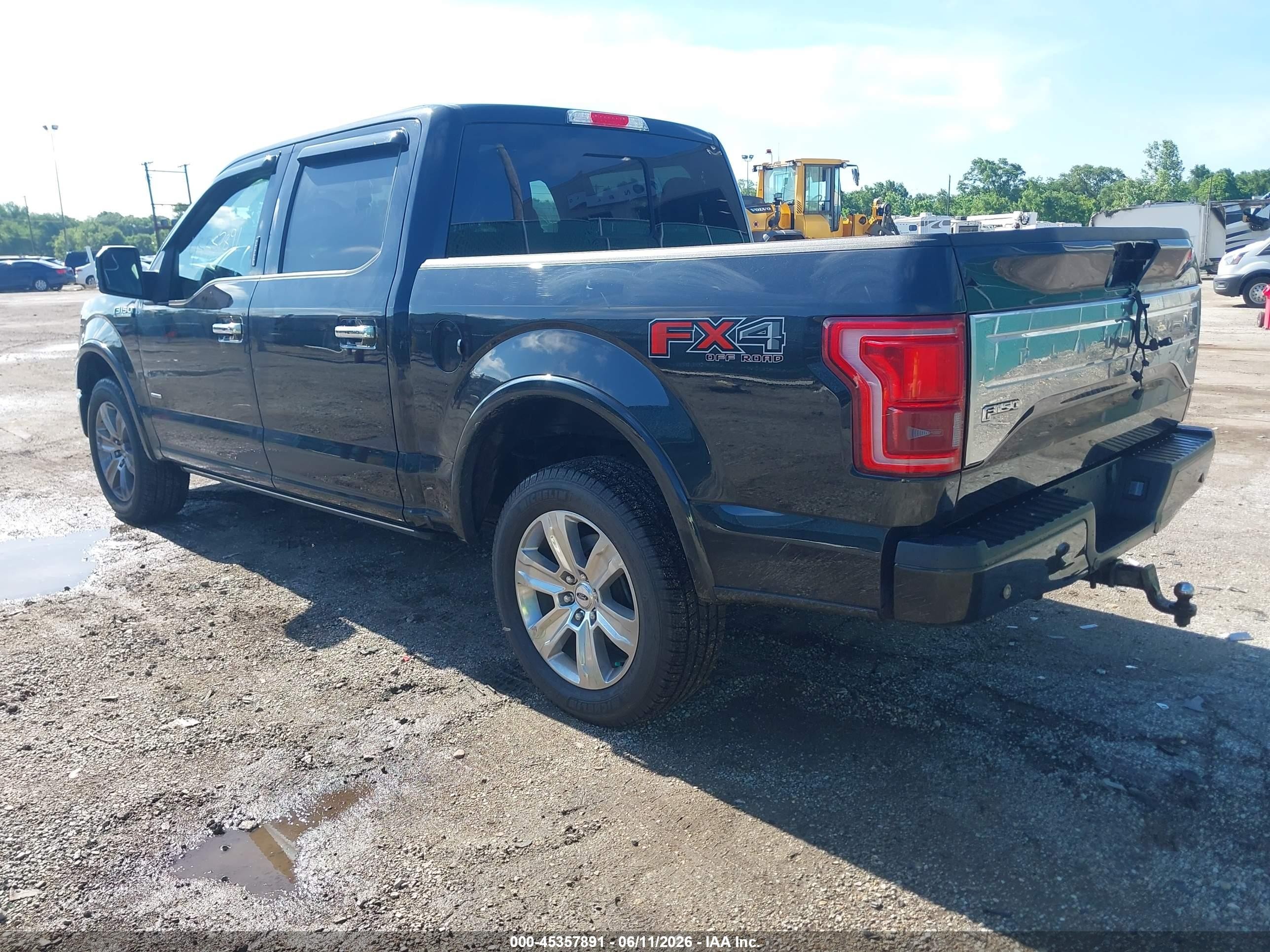 2015 Ford F-150 Platinum Black vin: 1FTEW1EG0FFC04447