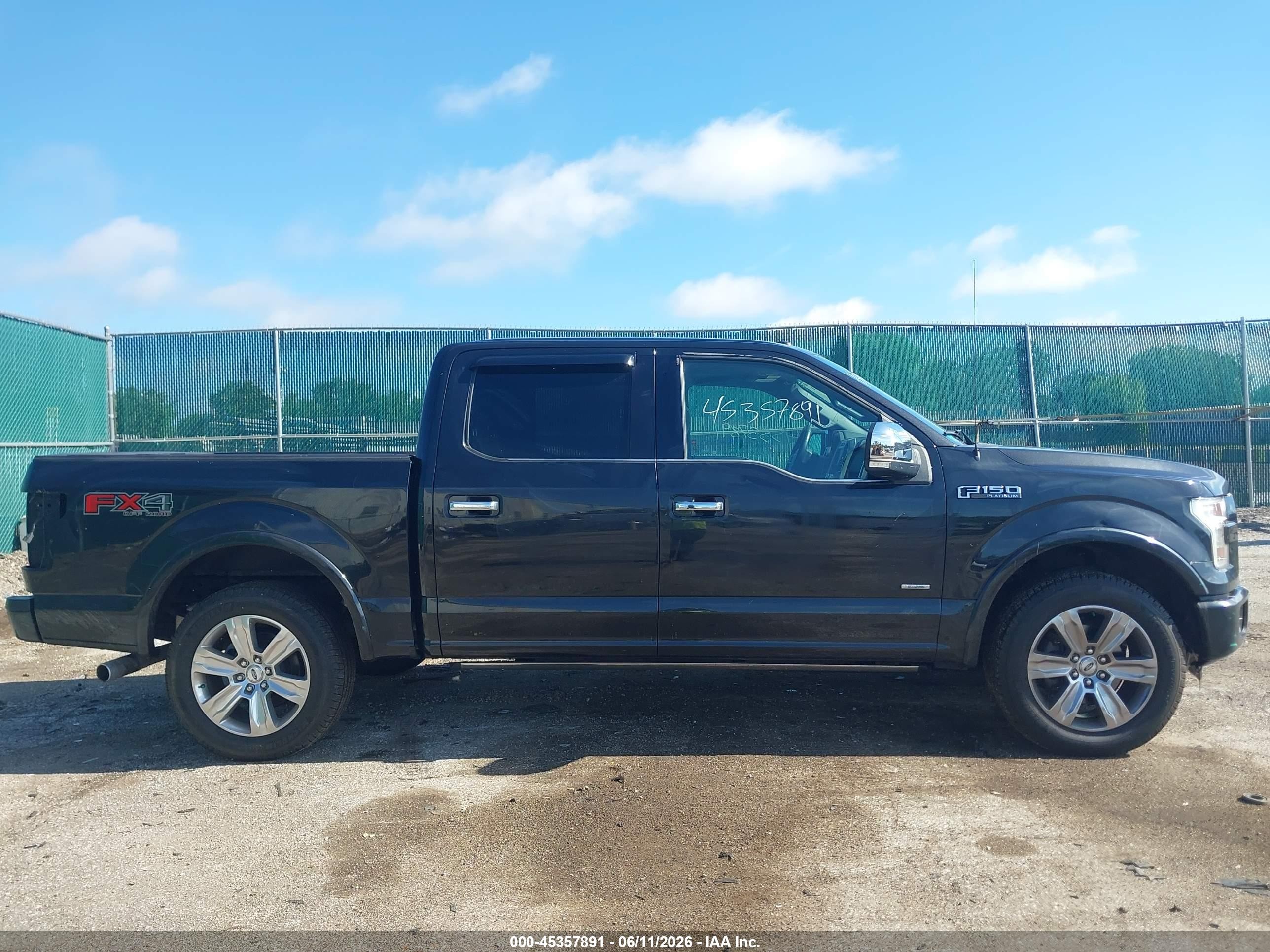 2015 Ford F-150 Platinum Black vin: 1FTEW1EG0FFC04447