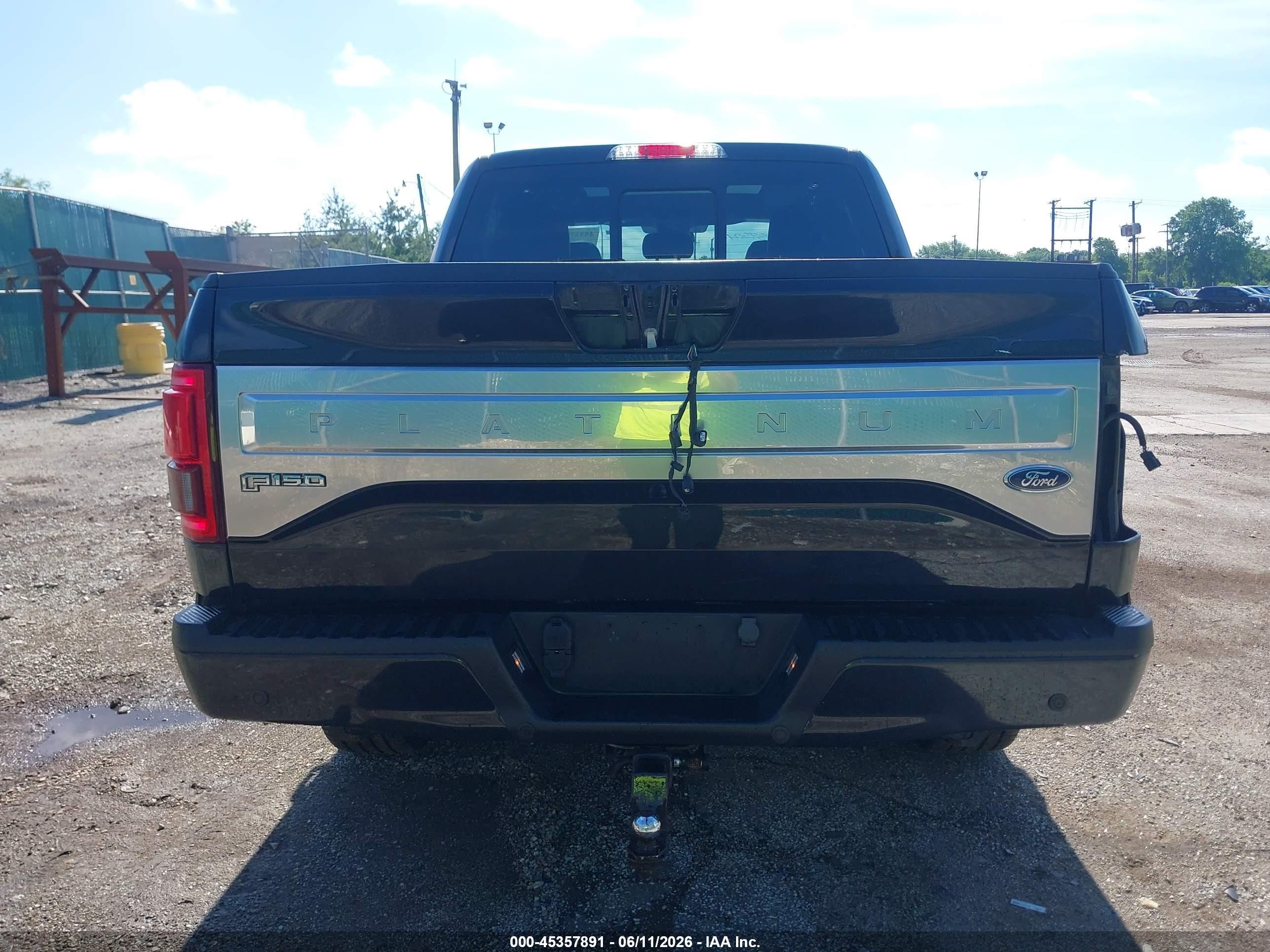2015 Ford F-150 Platinum Black vin: 1FTEW1EG0FFC04447