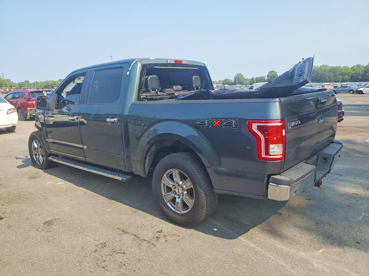 2015 Ford F150 Supercrew Green vin: 1FTEW1EG0FFC82713