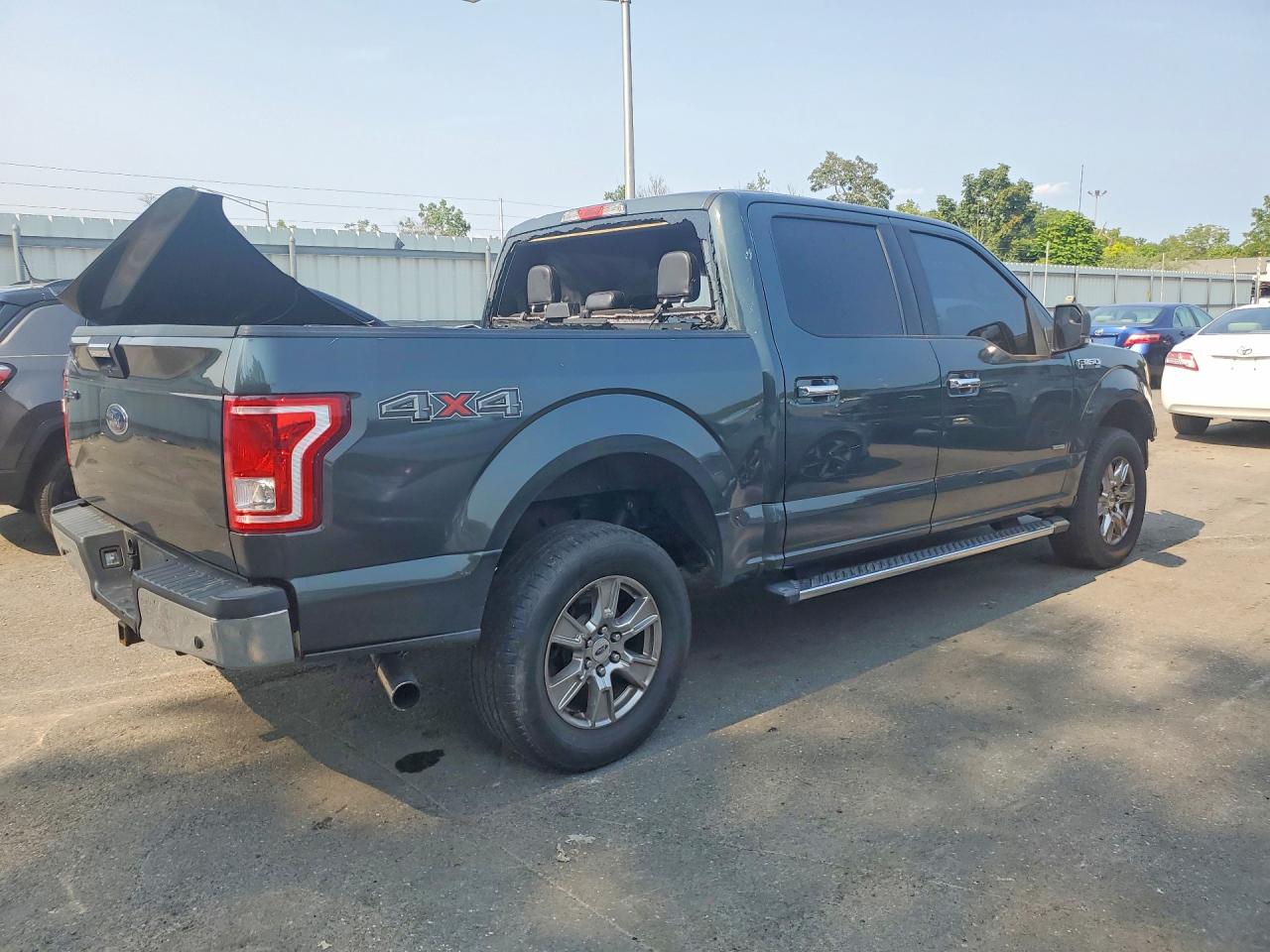 2015 Ford F150 Supercrew Green vin: 1FTEW1EG0FFC82713