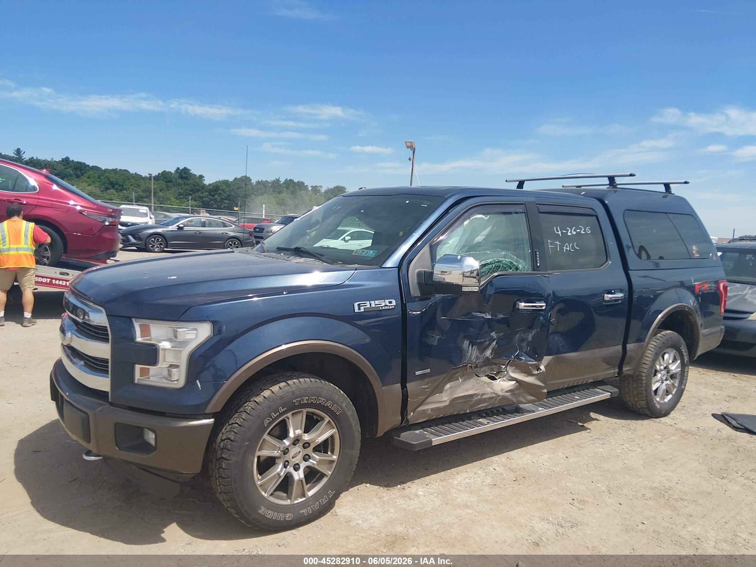 2015 Ford F-150 King Ranch/lariat/platinum/xl/xlt Blue vin: 1FTEW1EG0FFC83246