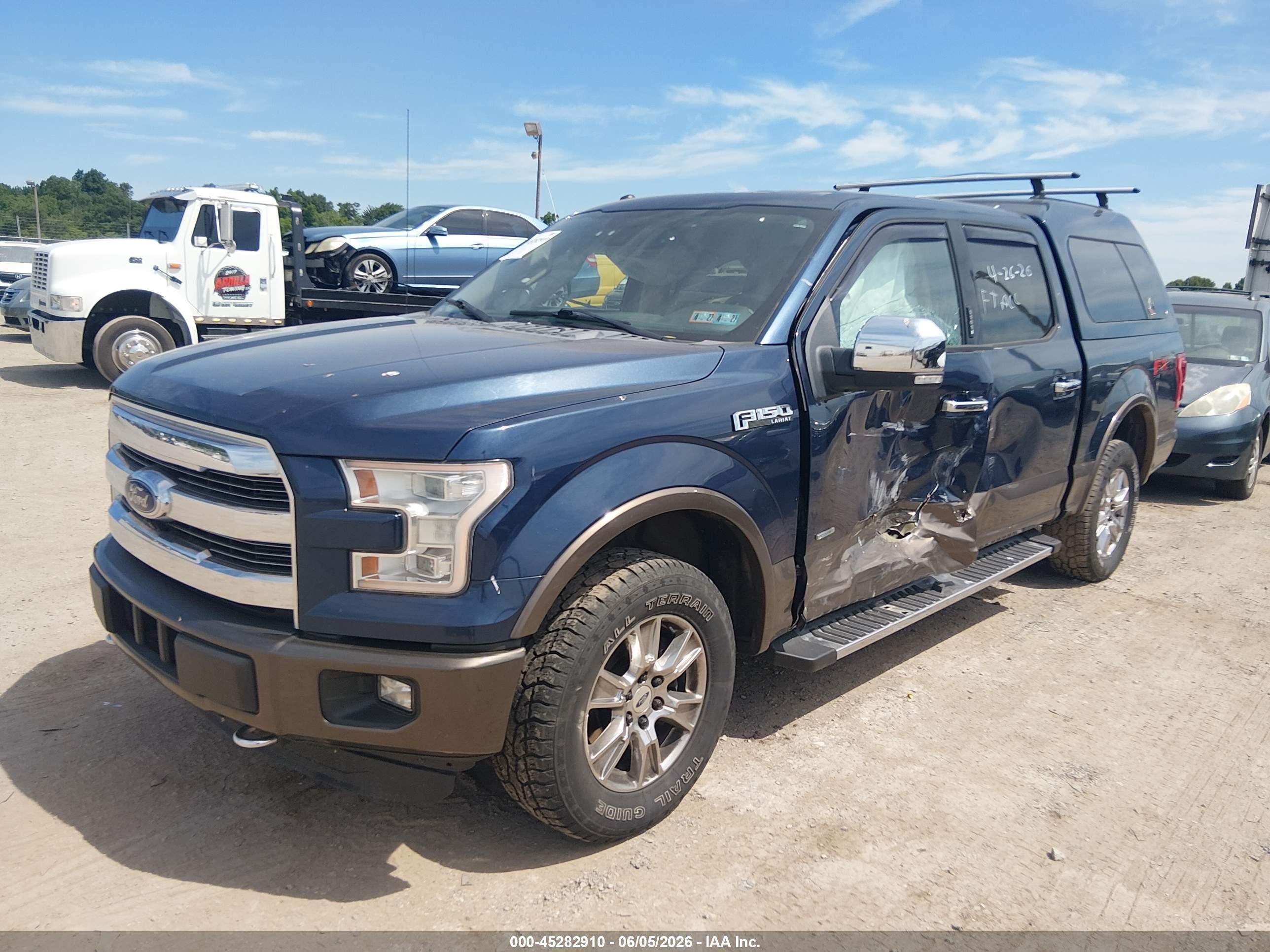 2015 Ford F-150 King Ranch/lariat/platinum/xl/xlt Blue vin: 1FTEW1EG0FFC83246