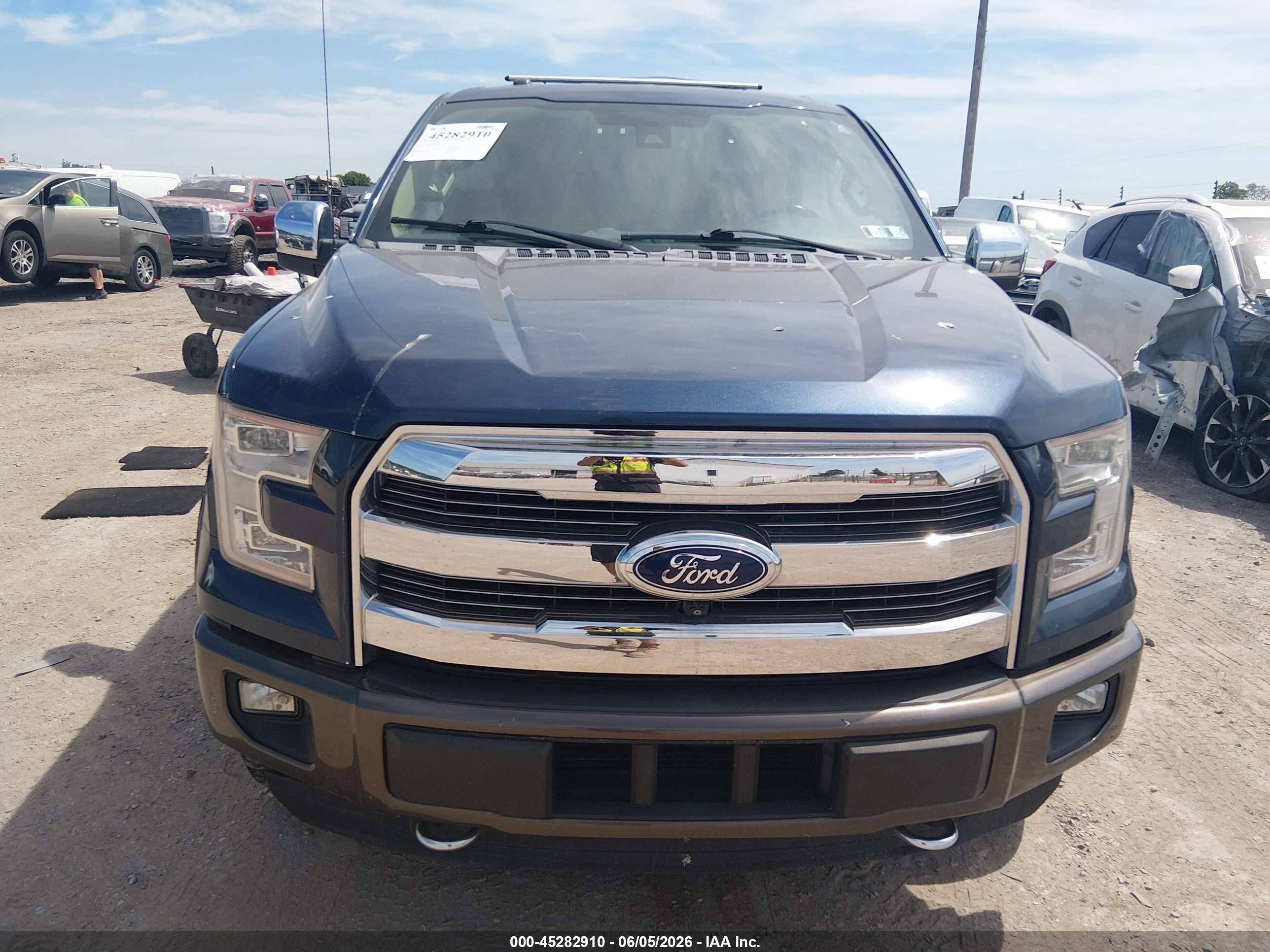 2015 Ford F-150 King Ranch/lariat/platinum/xl/xlt Blue vin: 1FTEW1EG0FFC83246