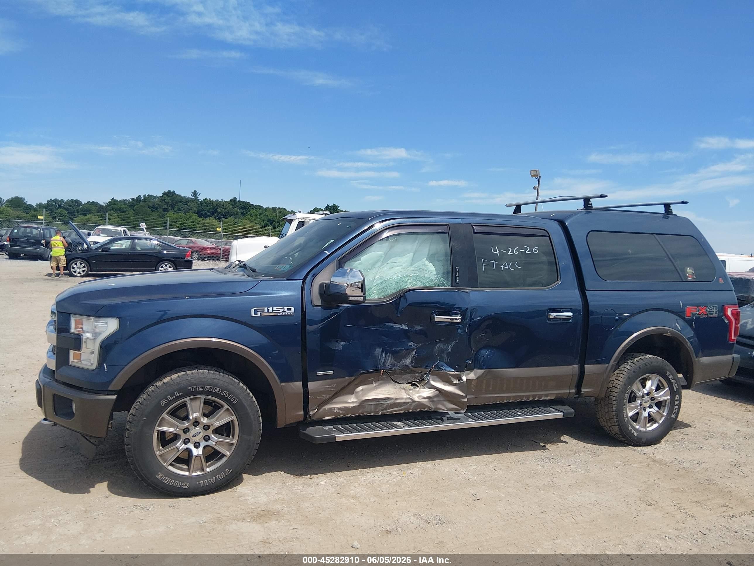 2015 Ford F-150 King Ranch/lariat/platinum/xl/xlt Blue vin: 1FTEW1EG0FFC83246