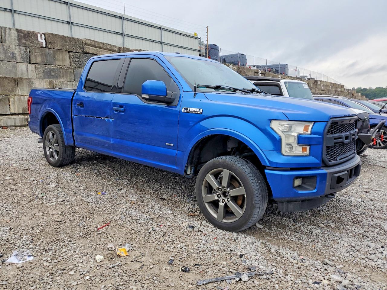 2015 Ford F150 Supercrew Синий vin: 1FTEW1EG0FFC90696