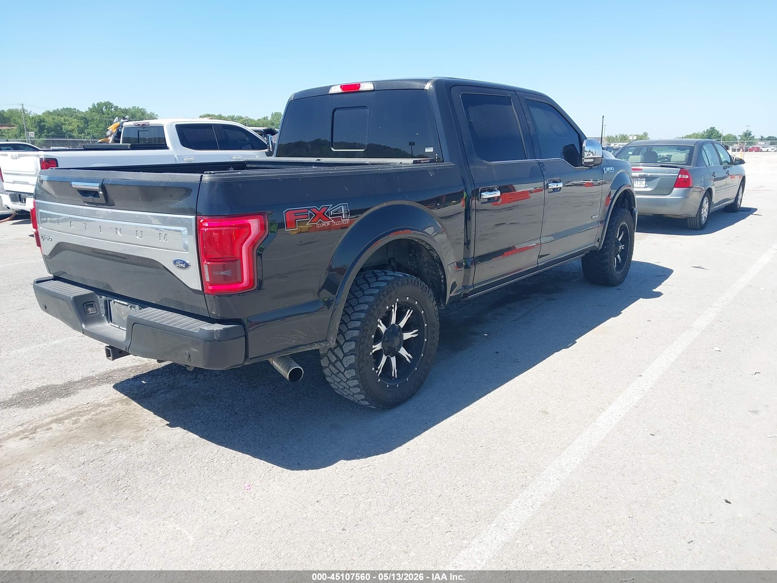 2015 Ford F-150 Platinum Black vin: 1FTEW1EG0FFD06220