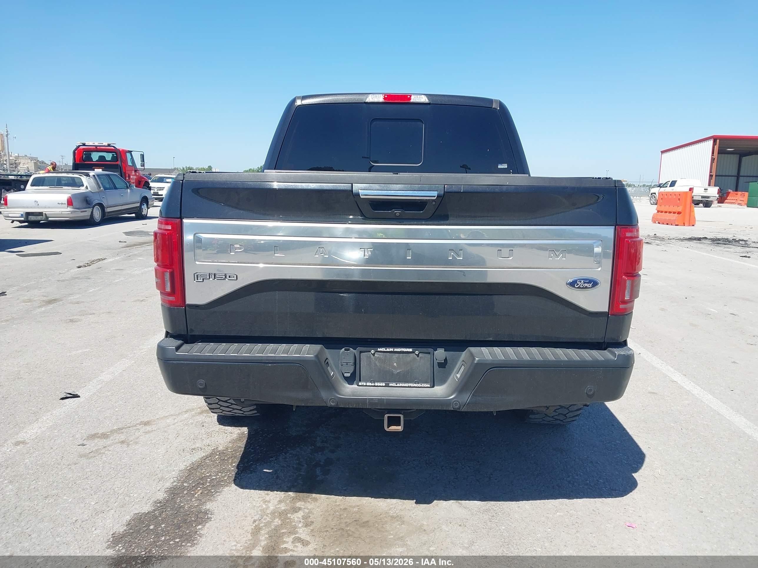 2015 Ford F-150 Platinum Black vin: 1FTEW1EG0FFD06220