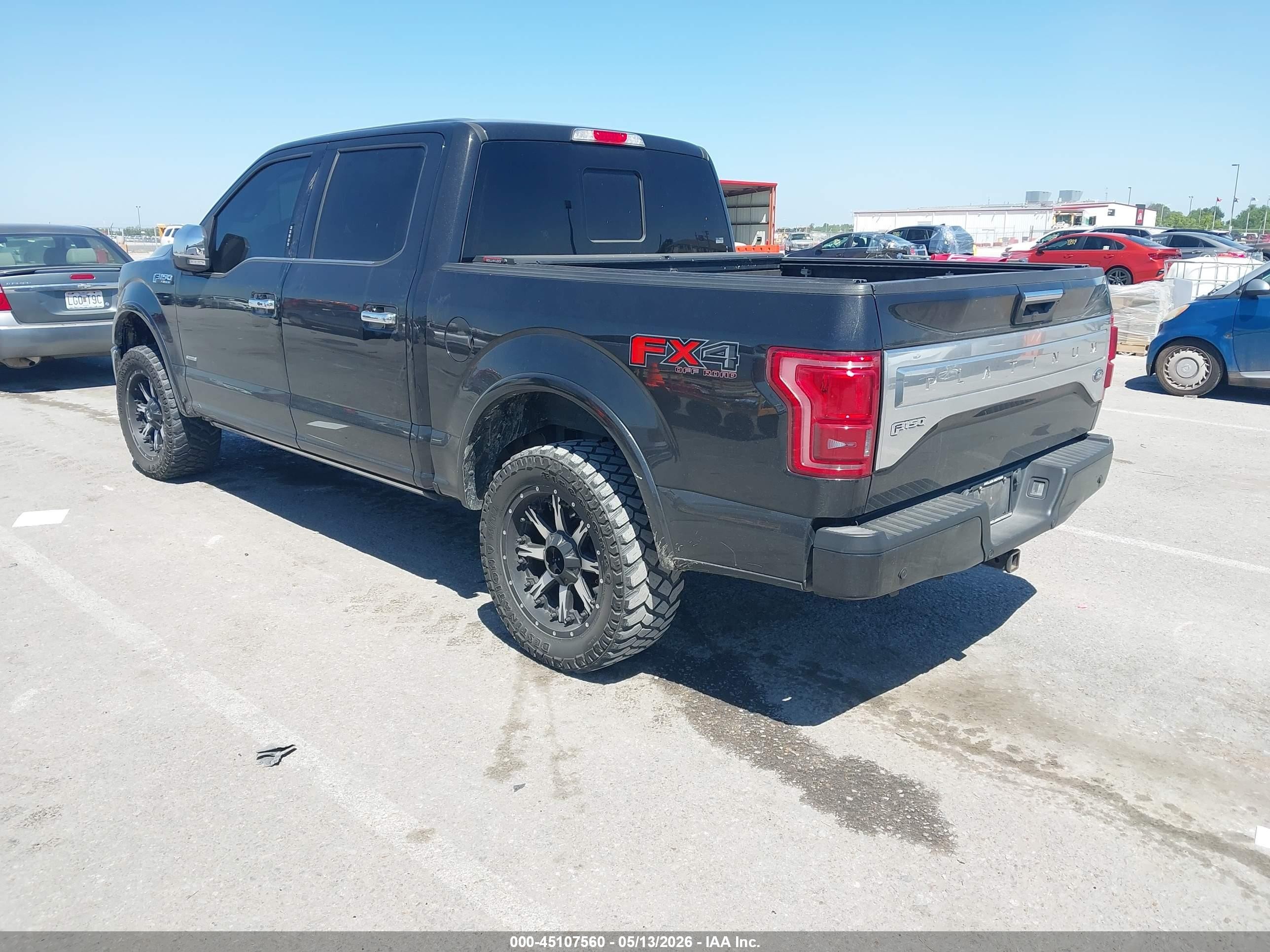 2015 Ford F-150 Platinum Black vin: 1FTEW1EG0FFD06220