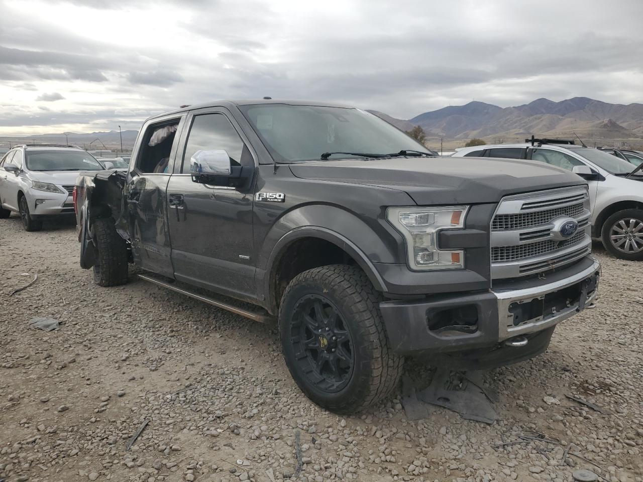 2015 Ford F150 Supercrew Charcoal vin: 1FTEW1EG0FFD08548